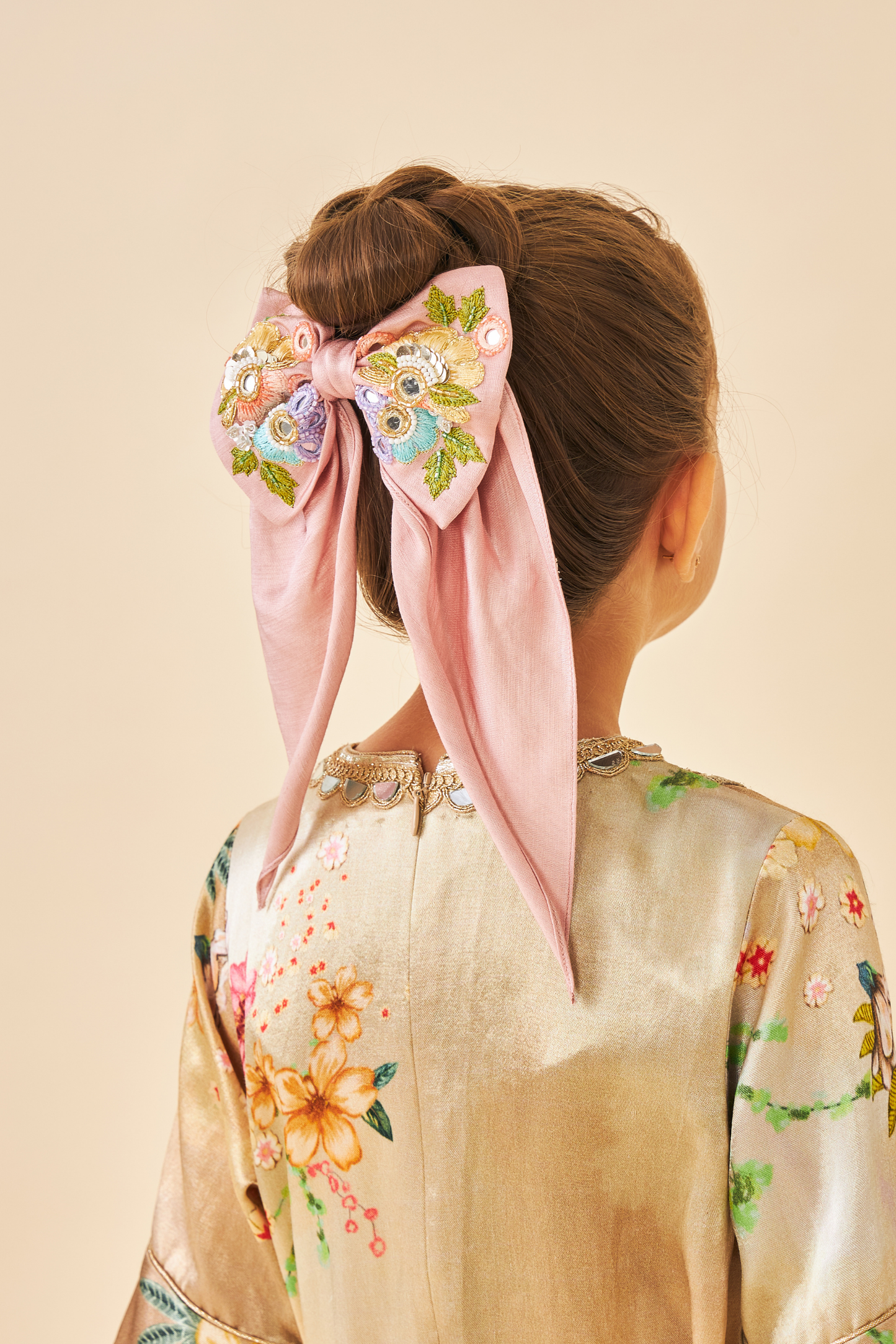 Clea Girls Embellished Bow Clip