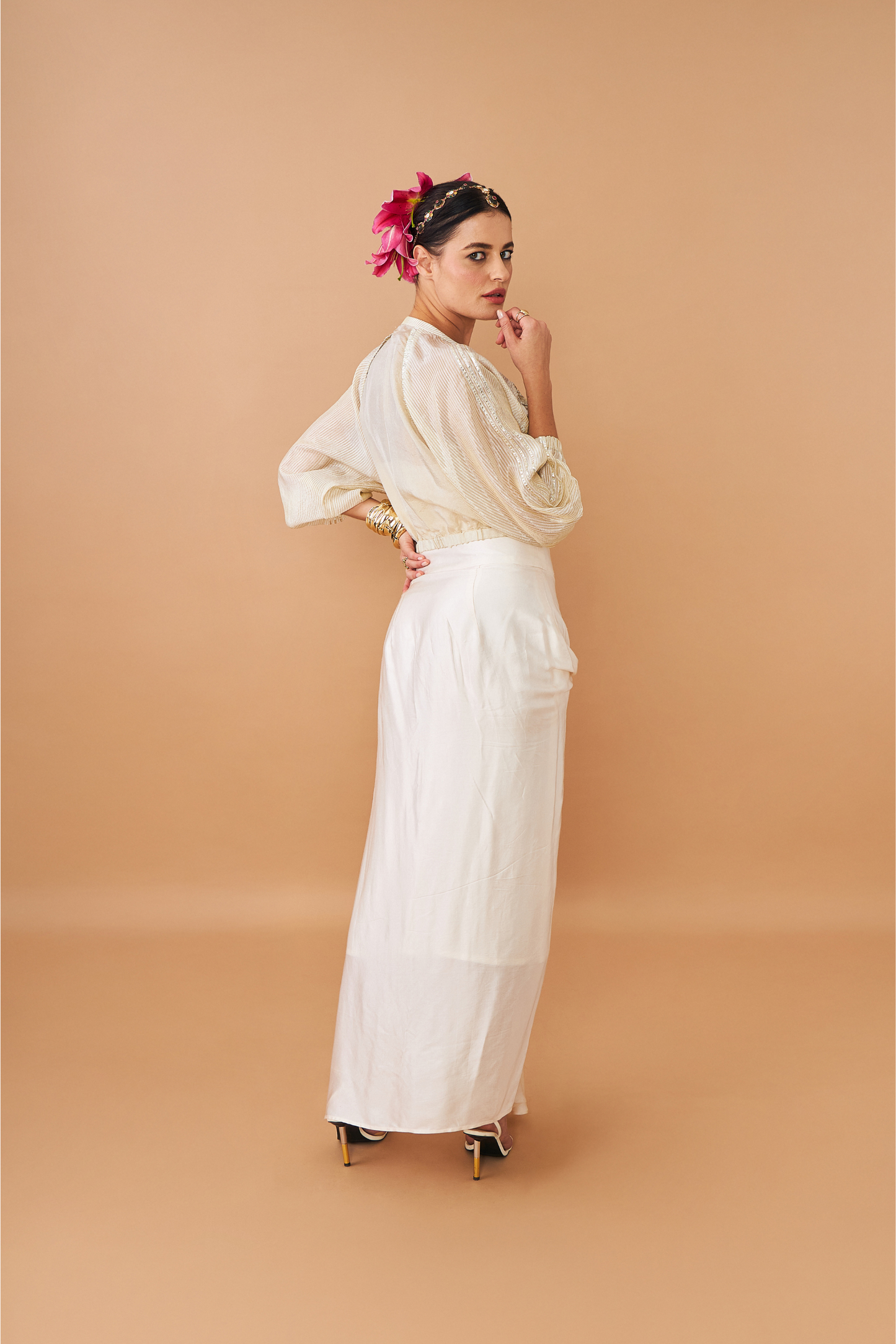 Ivora Ladies Draped Skirt ( 1 pc )