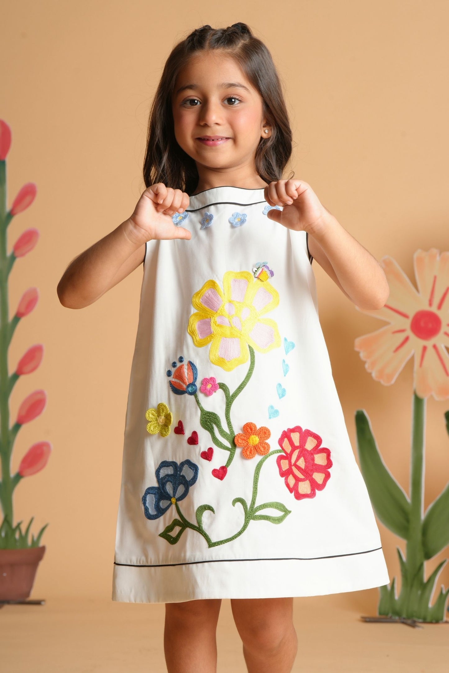 Liora Girls Embroidered Dress