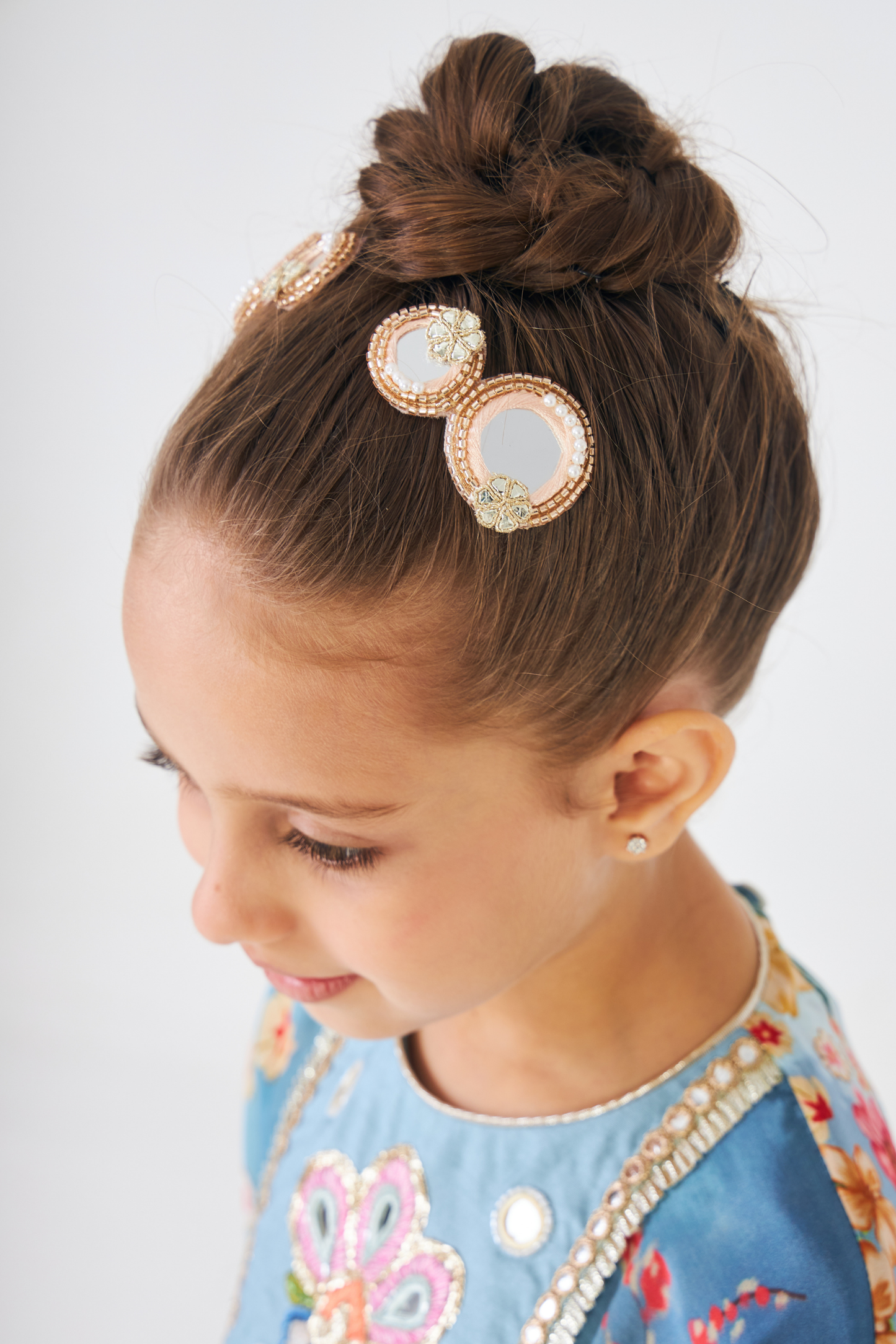 Clea Embellished Girls Tunic With Pants (Set of 2 Pcs)