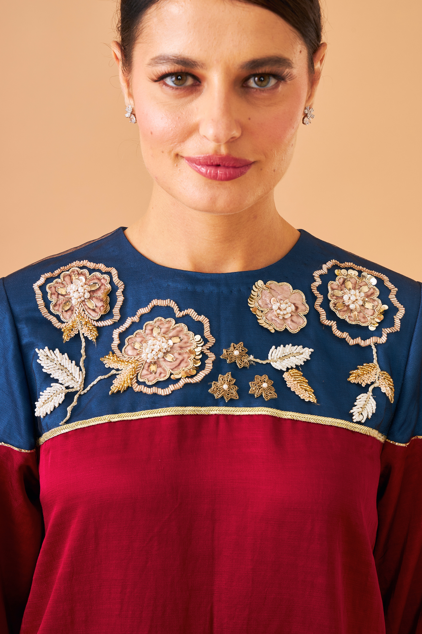 Scarlet Blush Long Dress - Mom & Me