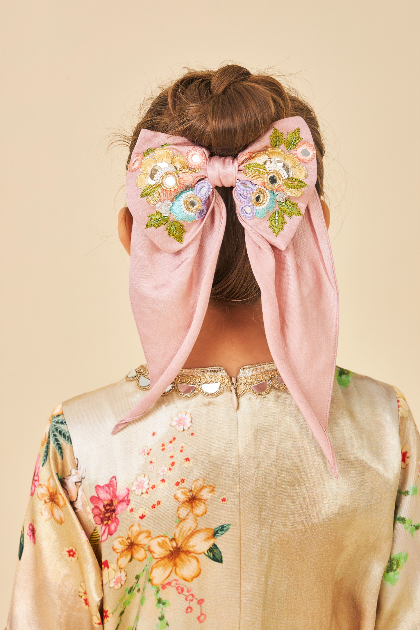 Clea Girls Embellished Bow Clip