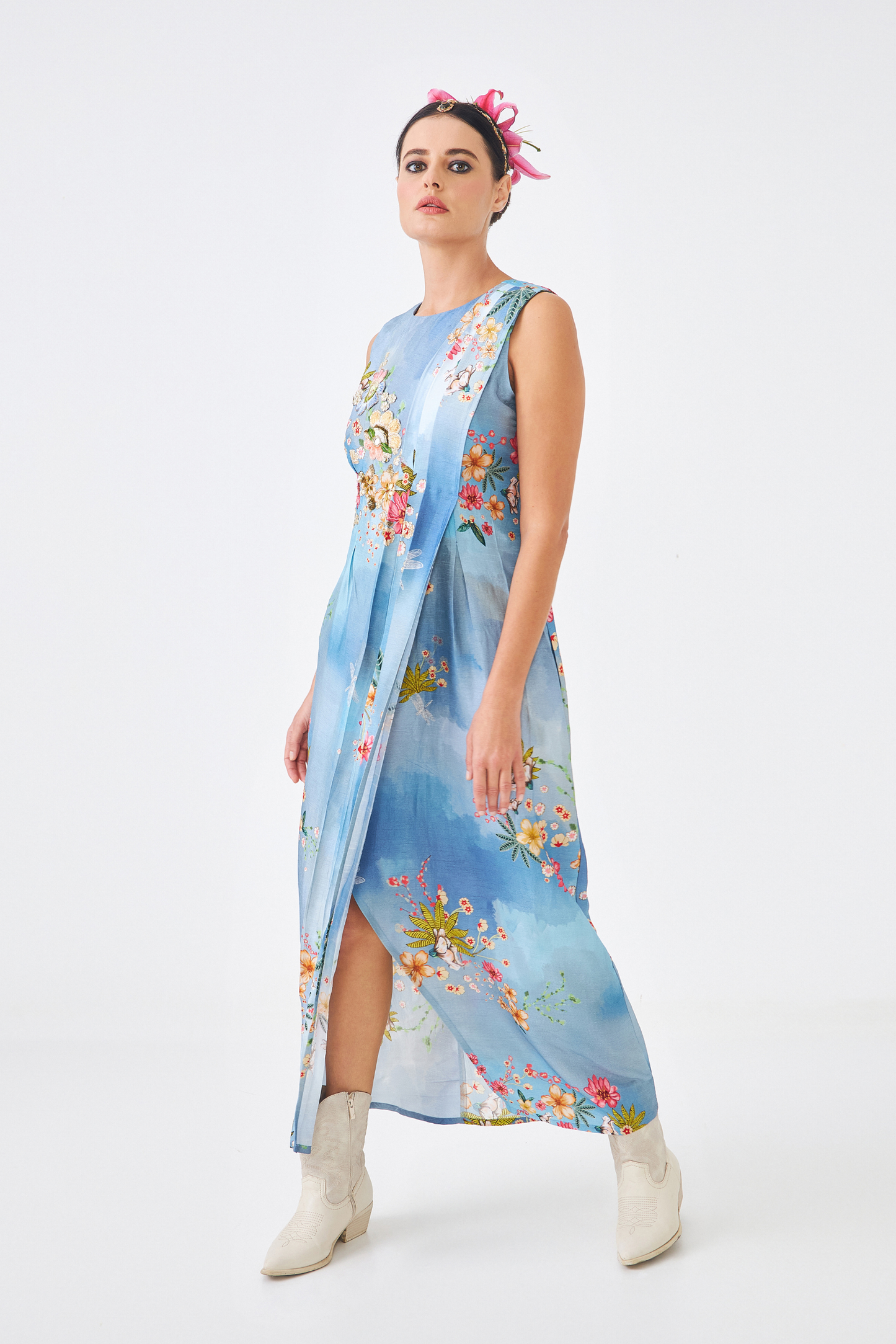 Clea Ladies Embellished Long Dress 1 pc