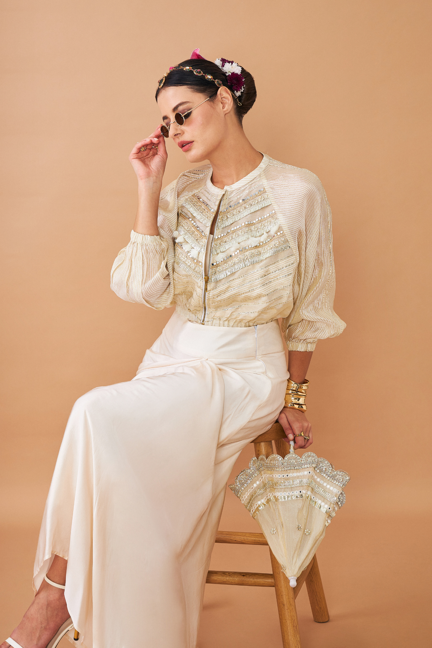 Ivora Ladies Draped Skirt ( 1 pc )