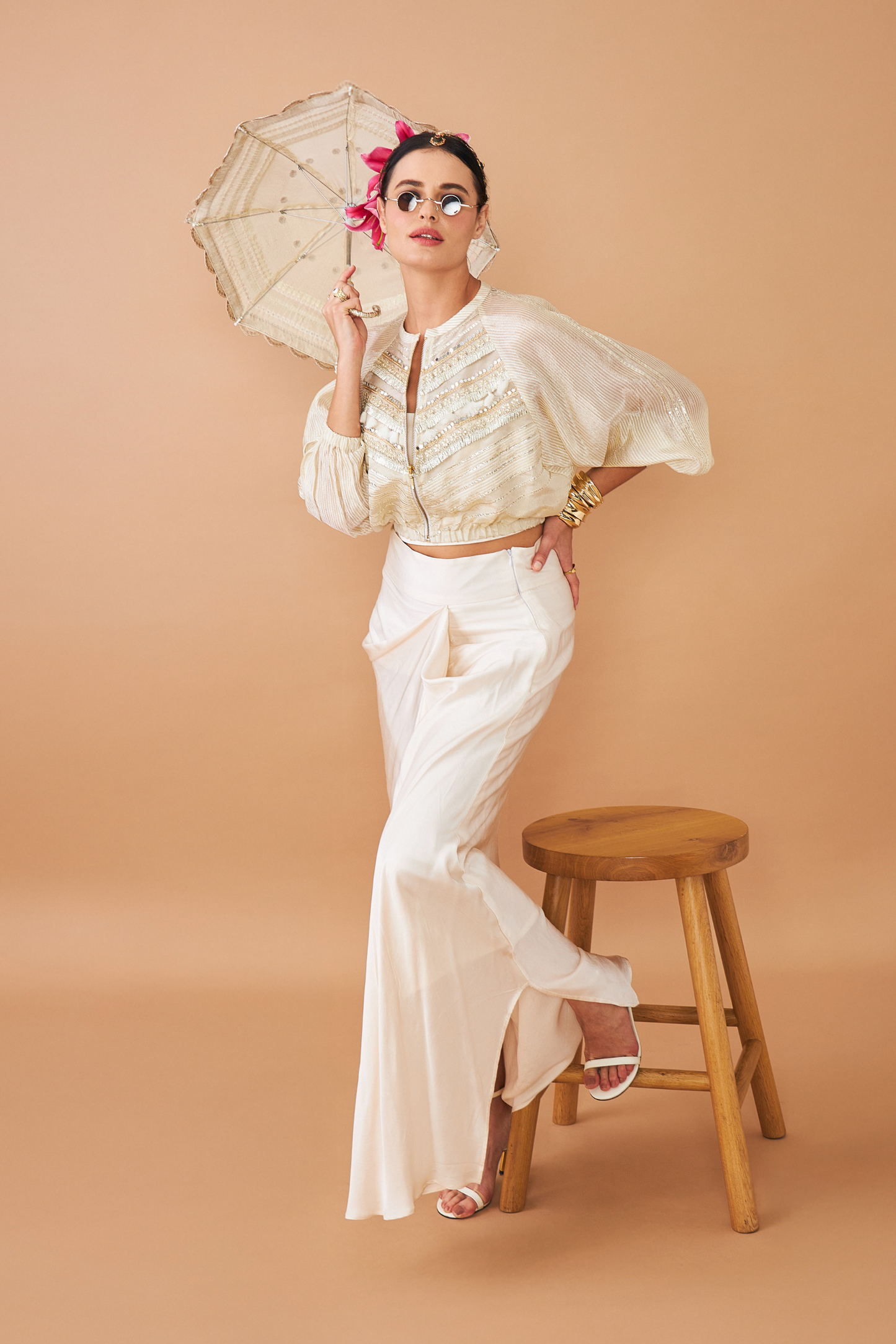 Ivora Ladies Draped Skirt ( 1 pc )