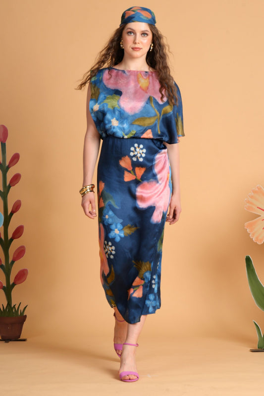 Iris Midnight Blue Ladies Dress