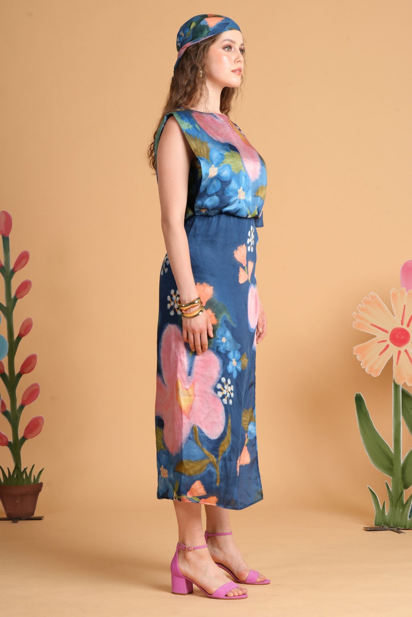 Iris Midnight Blue Ladies Dress