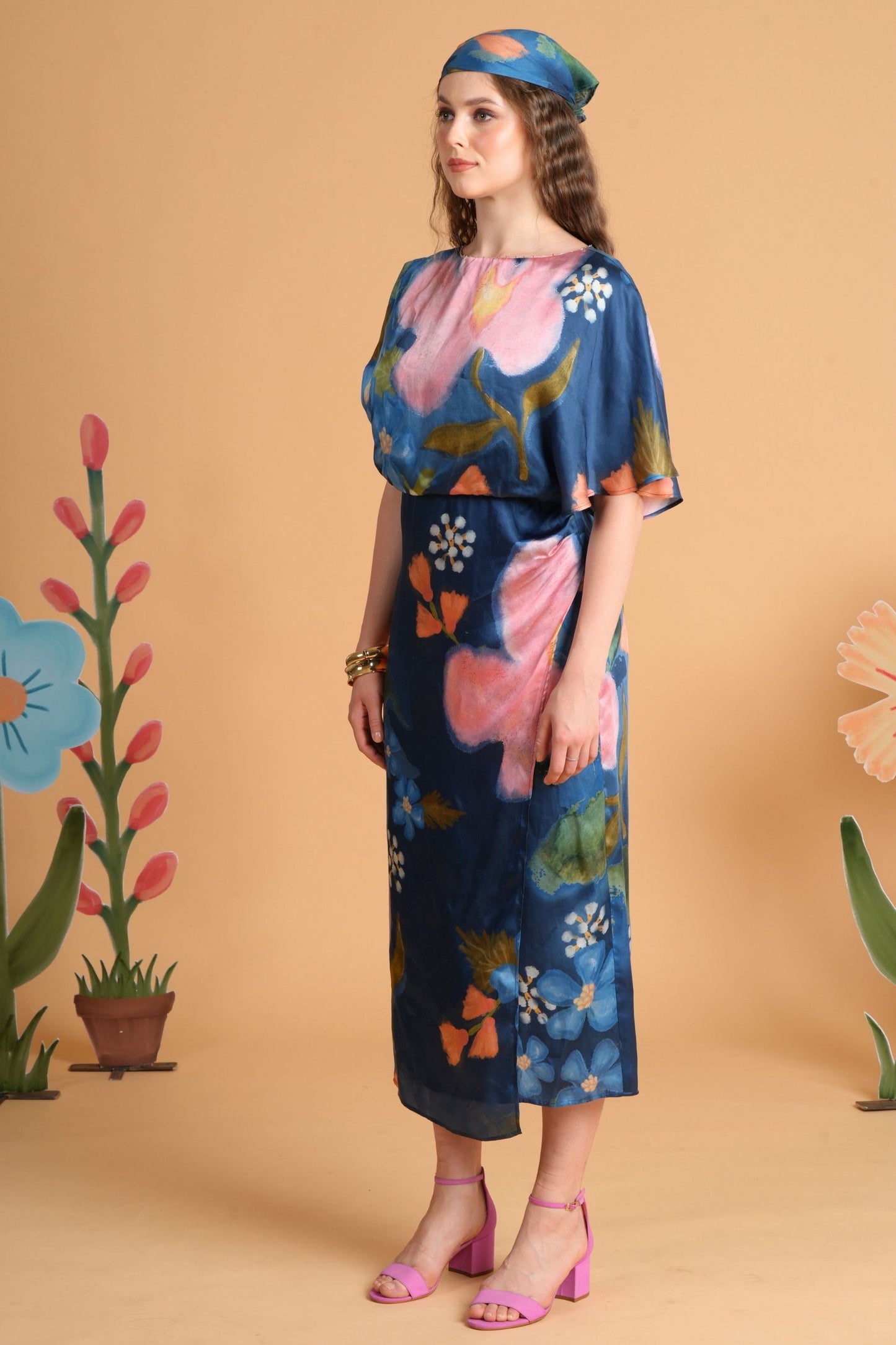Iris Midnight Blue Ladies Dress