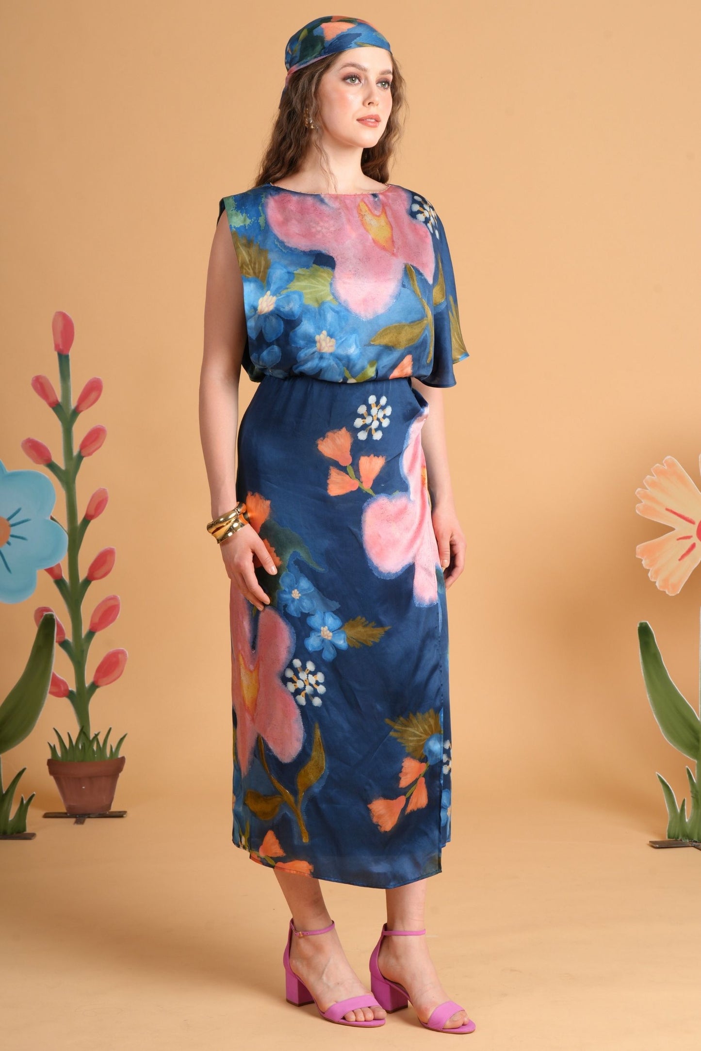 Iris Midnight Blue Ladies Dress