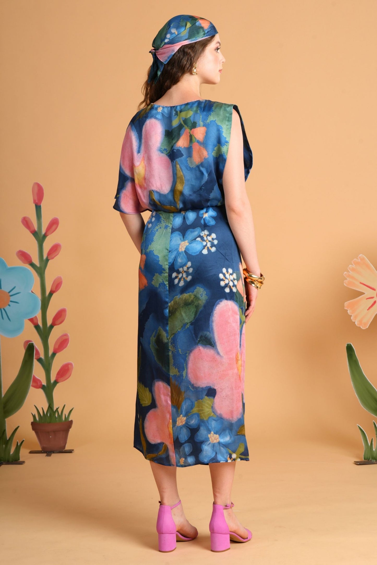 Iris Midnight Blue Ladies Dress