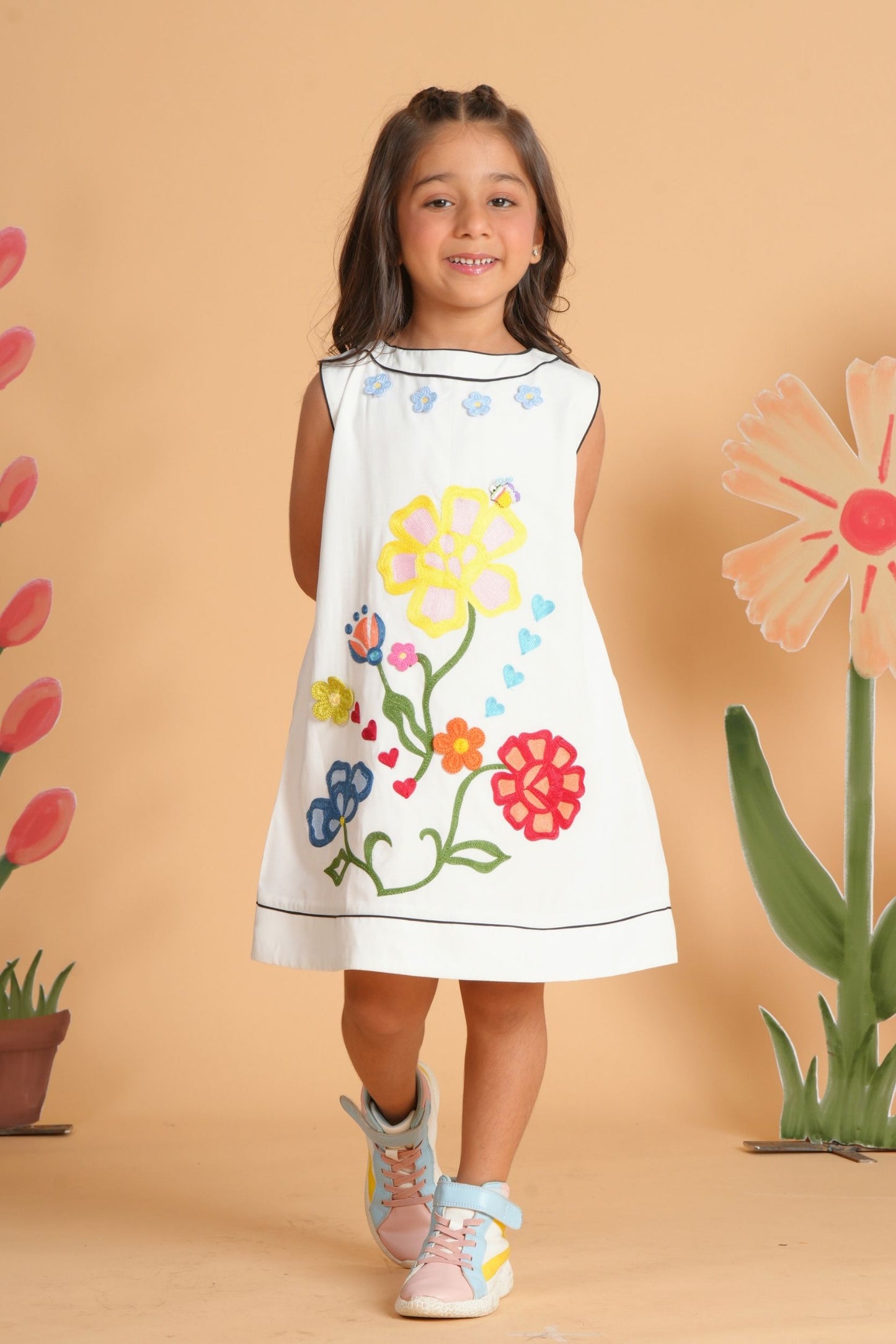Liora Girls Embroidered Dress