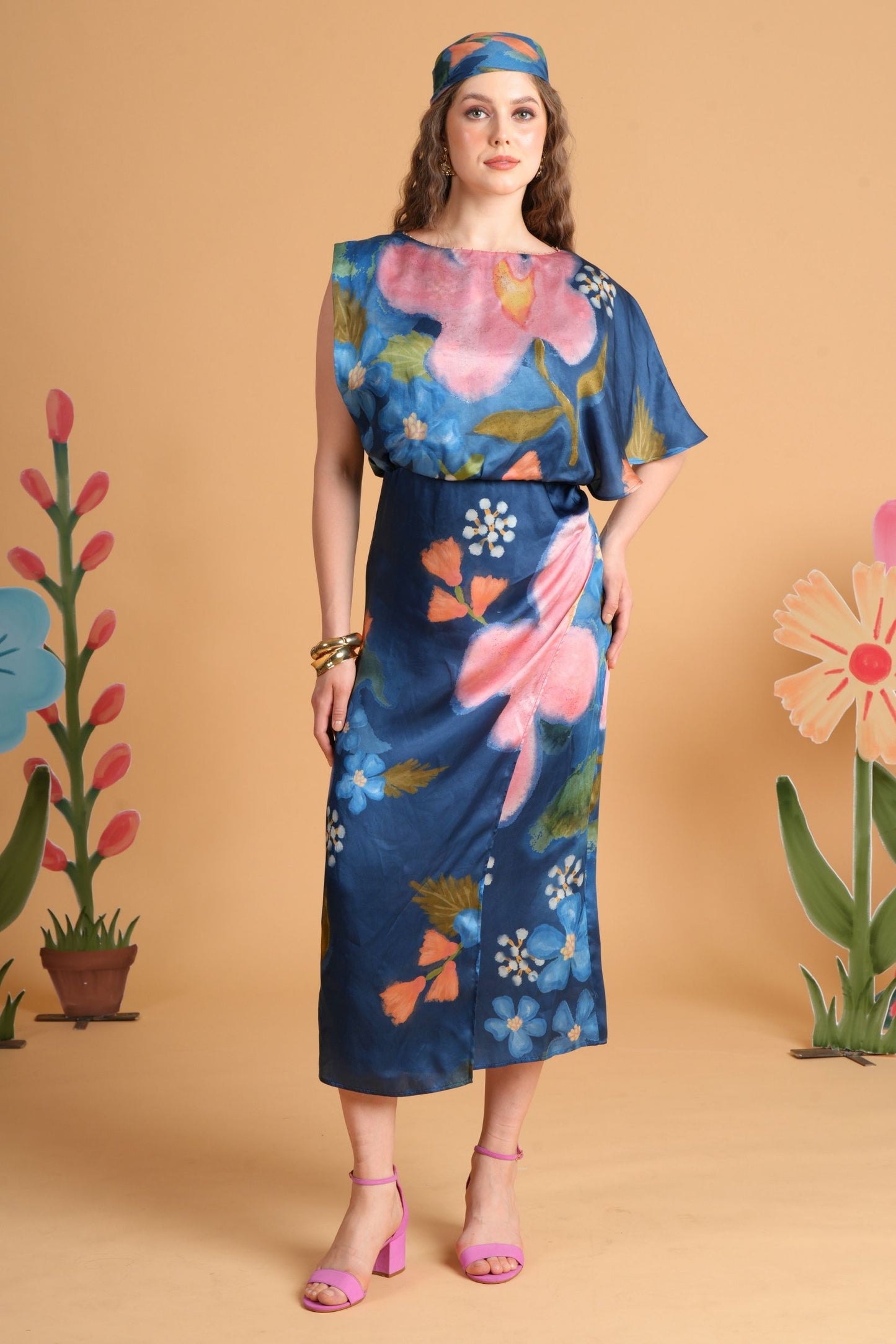 Iris Midnight Blue Ladies Dress
