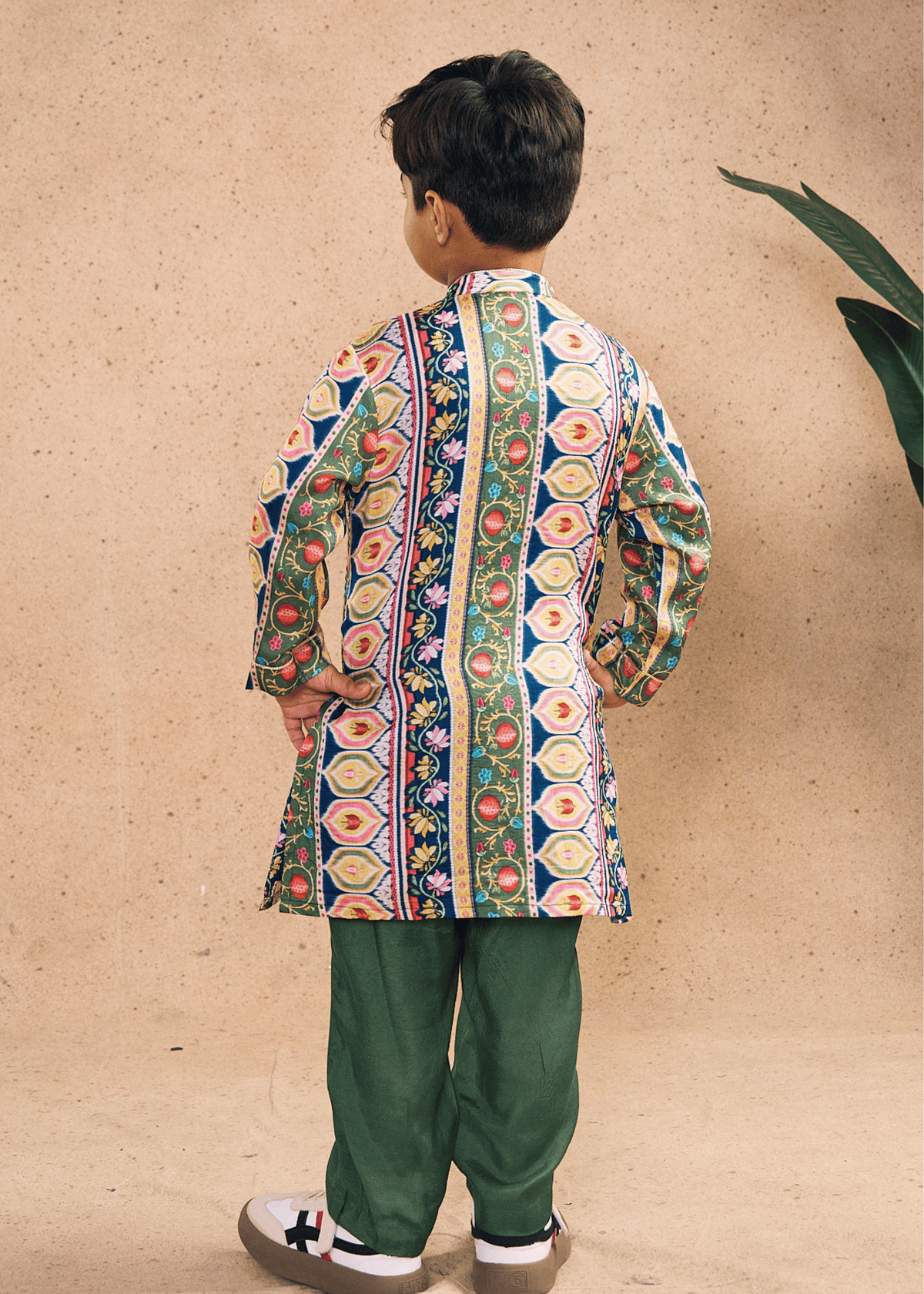 Melanie Stripe Boys Kurta Set (Set of 2 pcs)