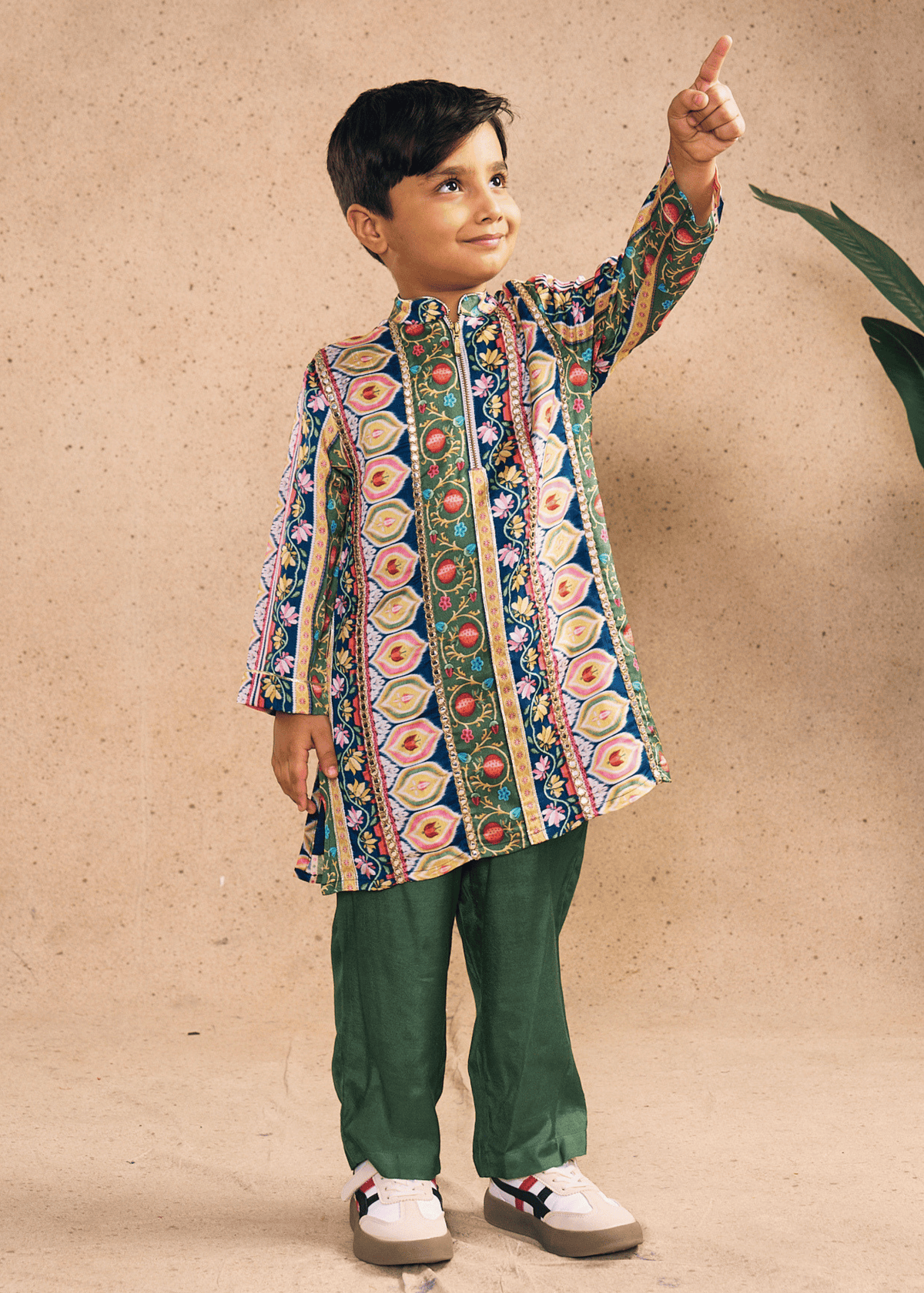 Melanie Stripe Boys Kurta Set (Set of 2 pcs)