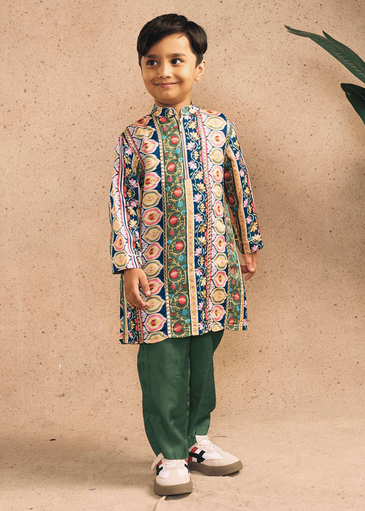 Melanie Stripe Boys Kurta Set (Set of 2 pcs)