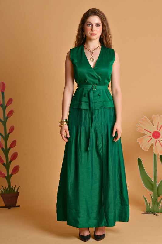 Emera Green Ladies Dress