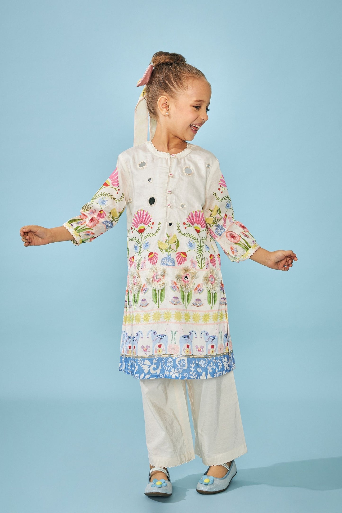 Dala Girls Embellished Tunic Trouser Coord Boy & Girl