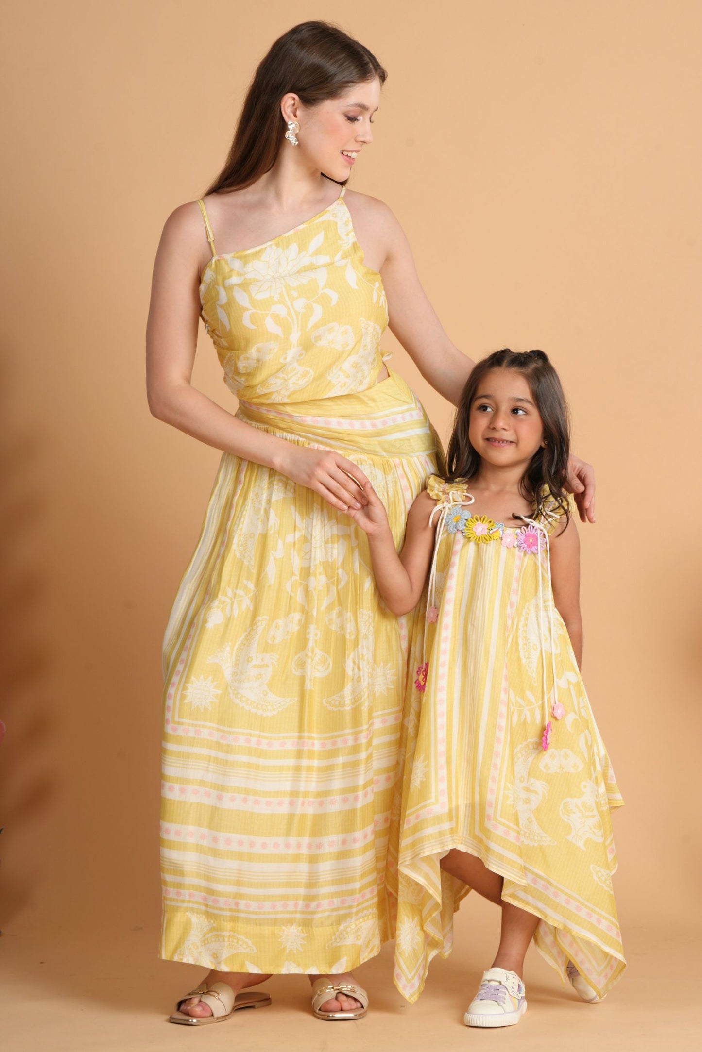 Nola Yellow Mommy & Me Twinning Set