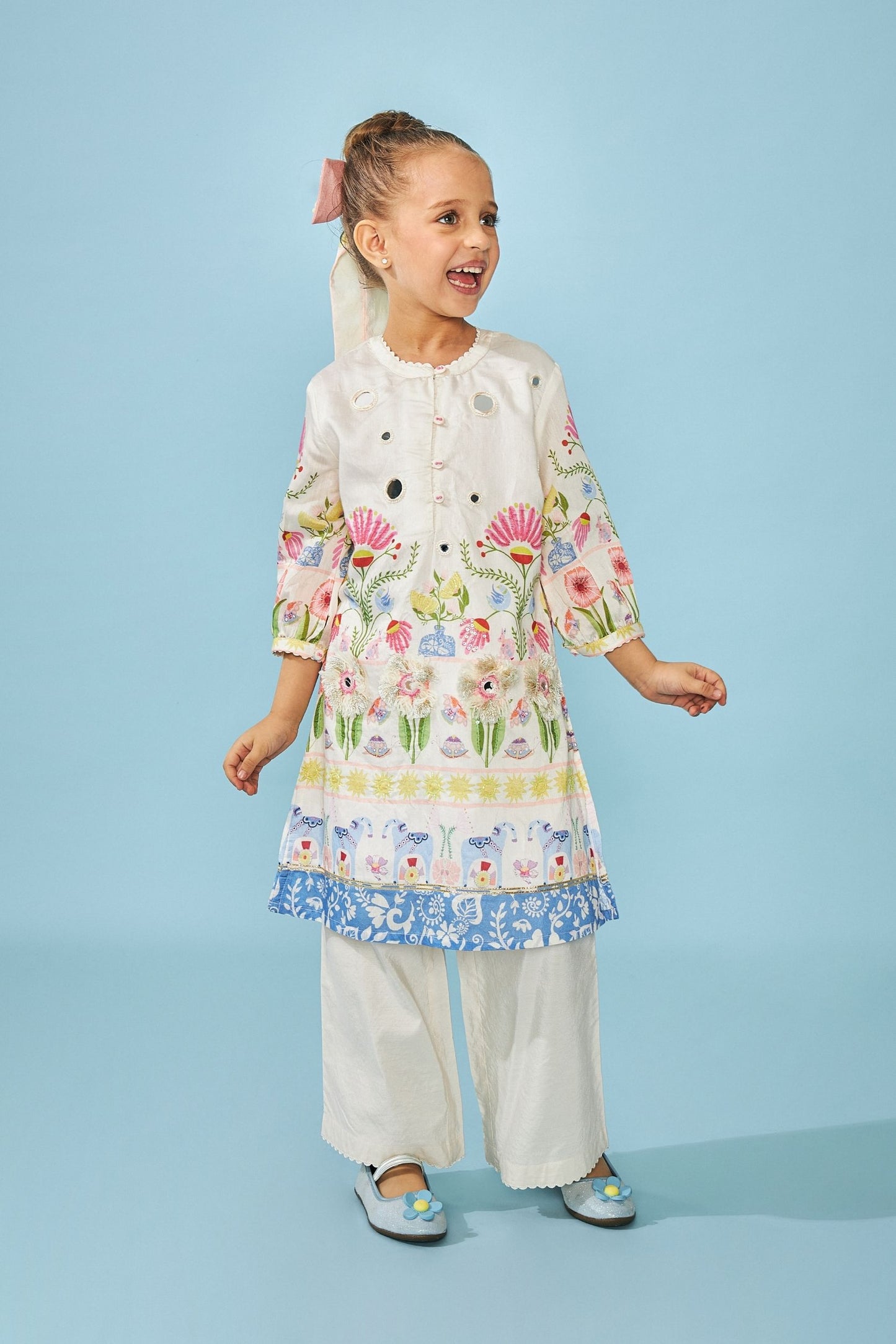 Dala Girls Embellished Tunic Trouser Coord Boy & Girl