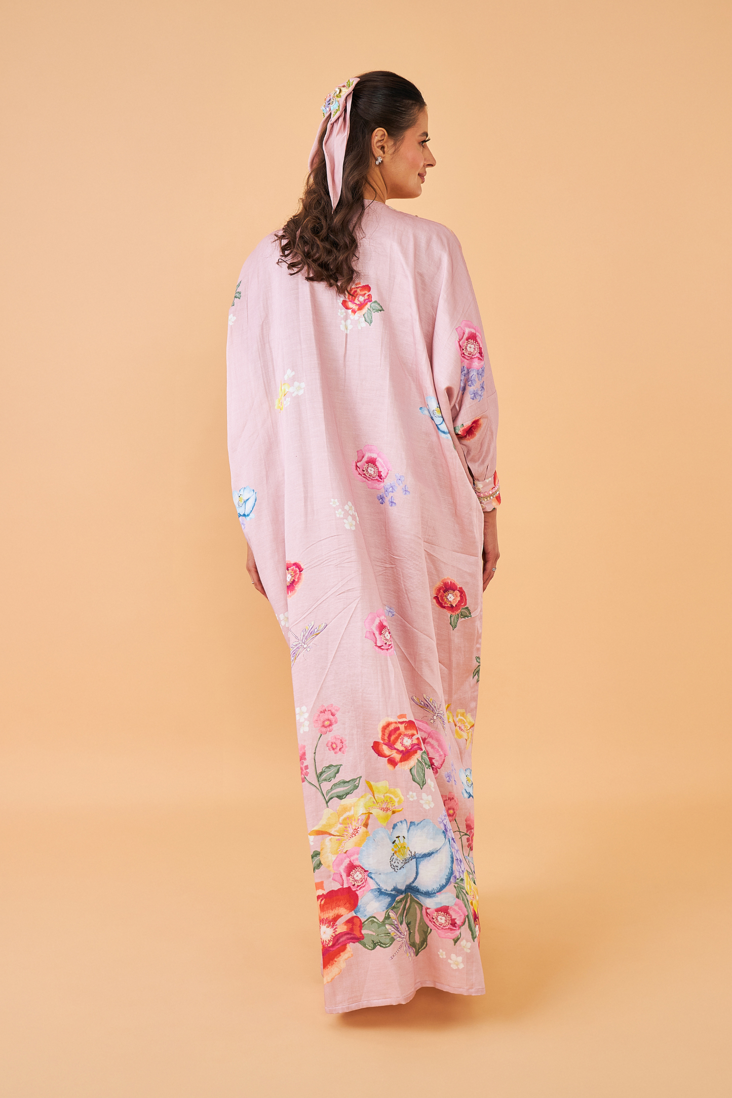 Zehra Pink Long Dress  - Mom & Me