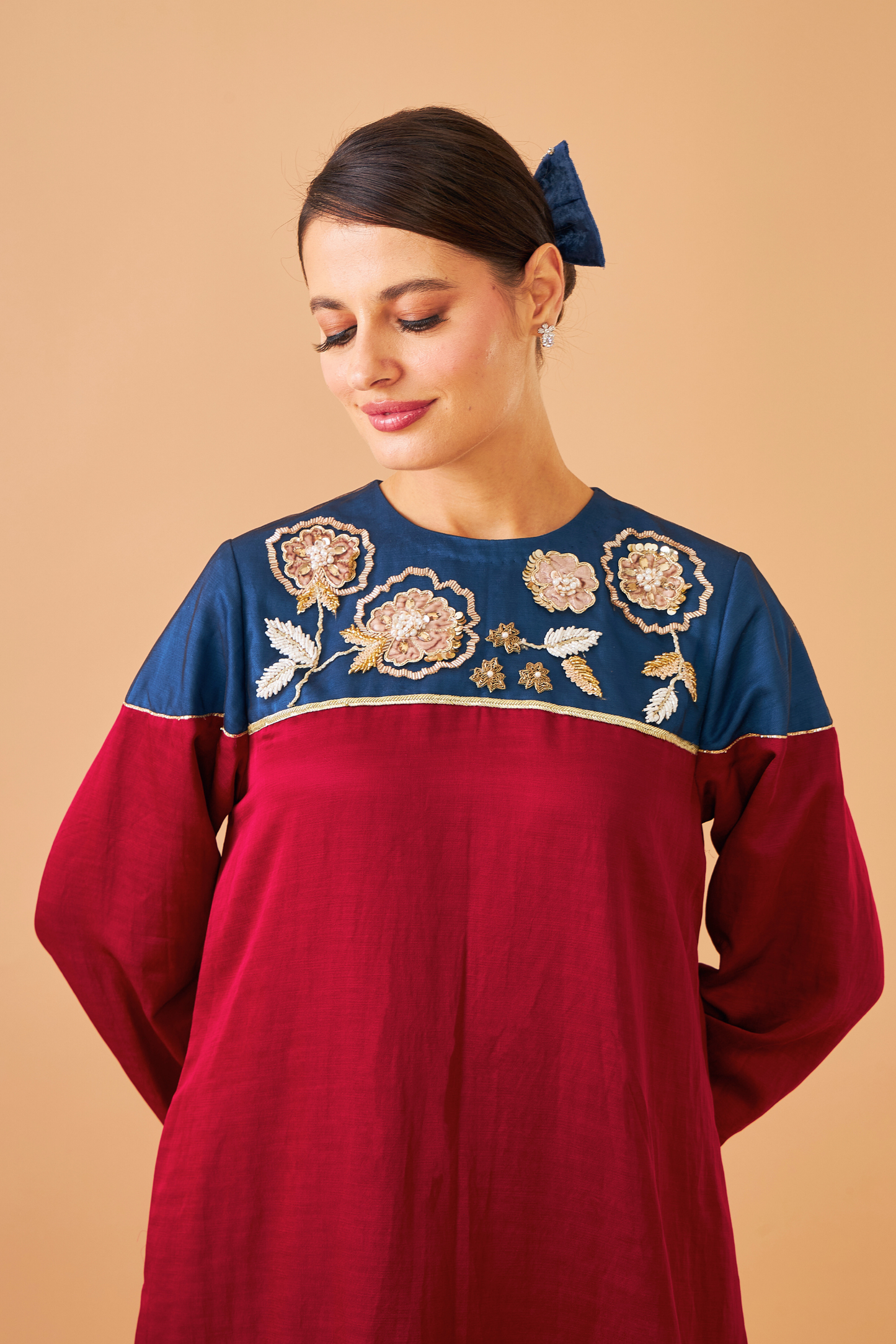 Scarlet Blush Long Dress - Mom & Me