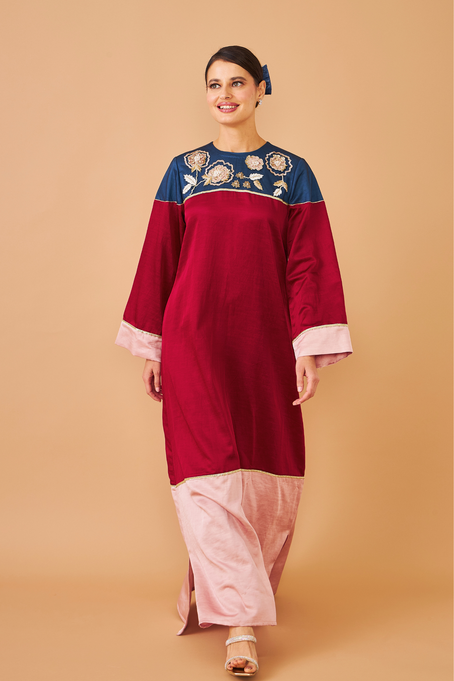 Scarlet Blush Long Dress - Mom & Me