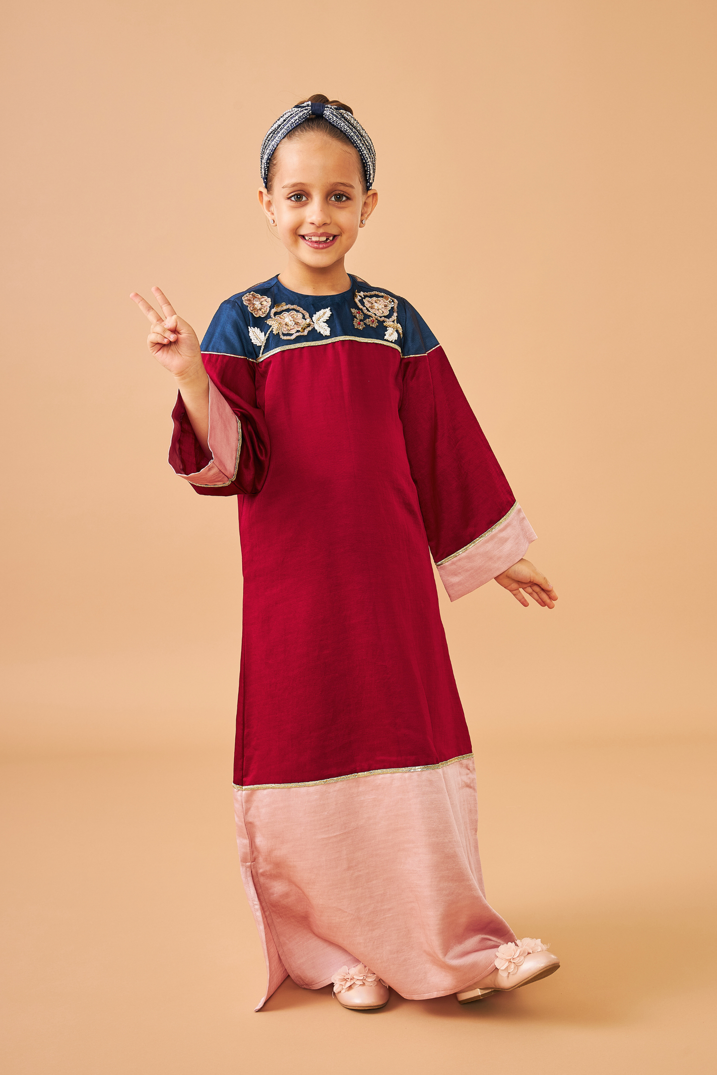 Scarlet Blush Long Dress - Mom & Me