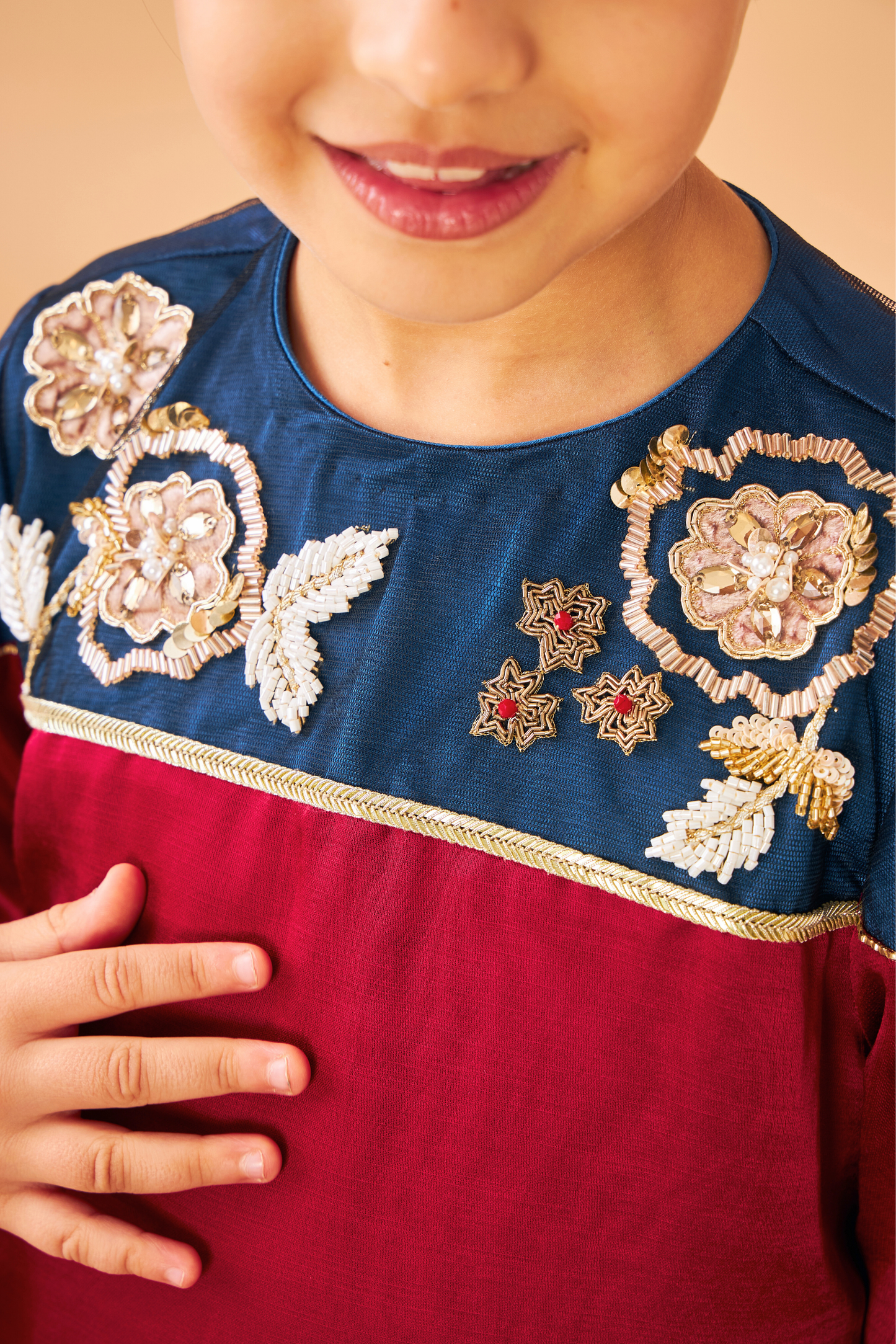 Scarlet Blush Long Dress - Mom & Me