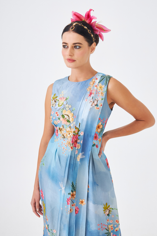 Clea Ladies Embellished Long Dress 1 pc