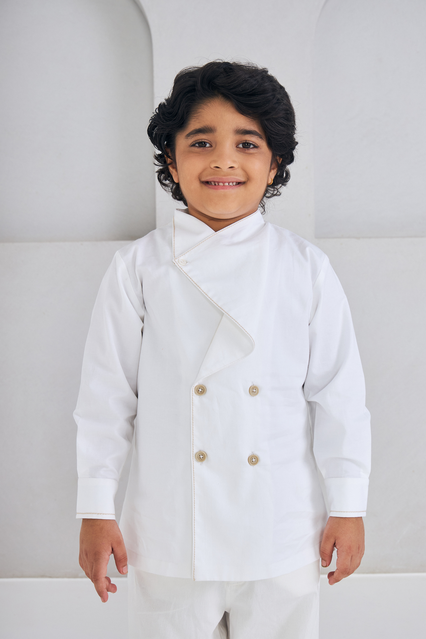 Alba White Boys Shirt 1 Pc