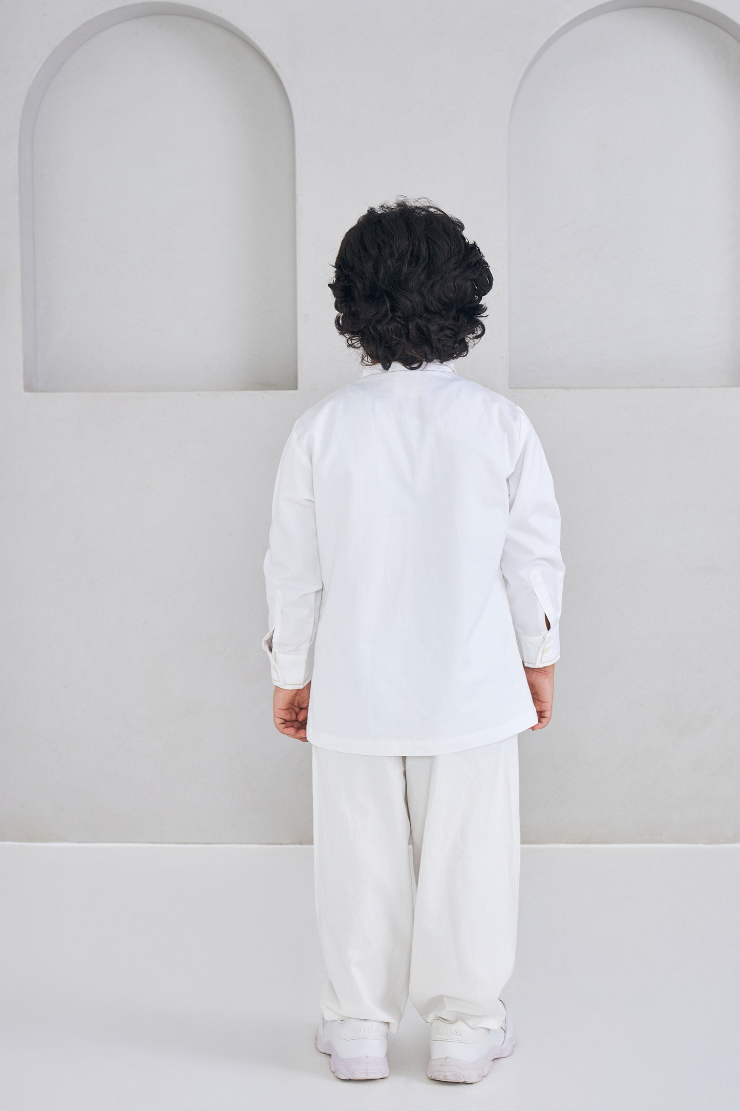 Alba White Boys Shirt 1 Pc