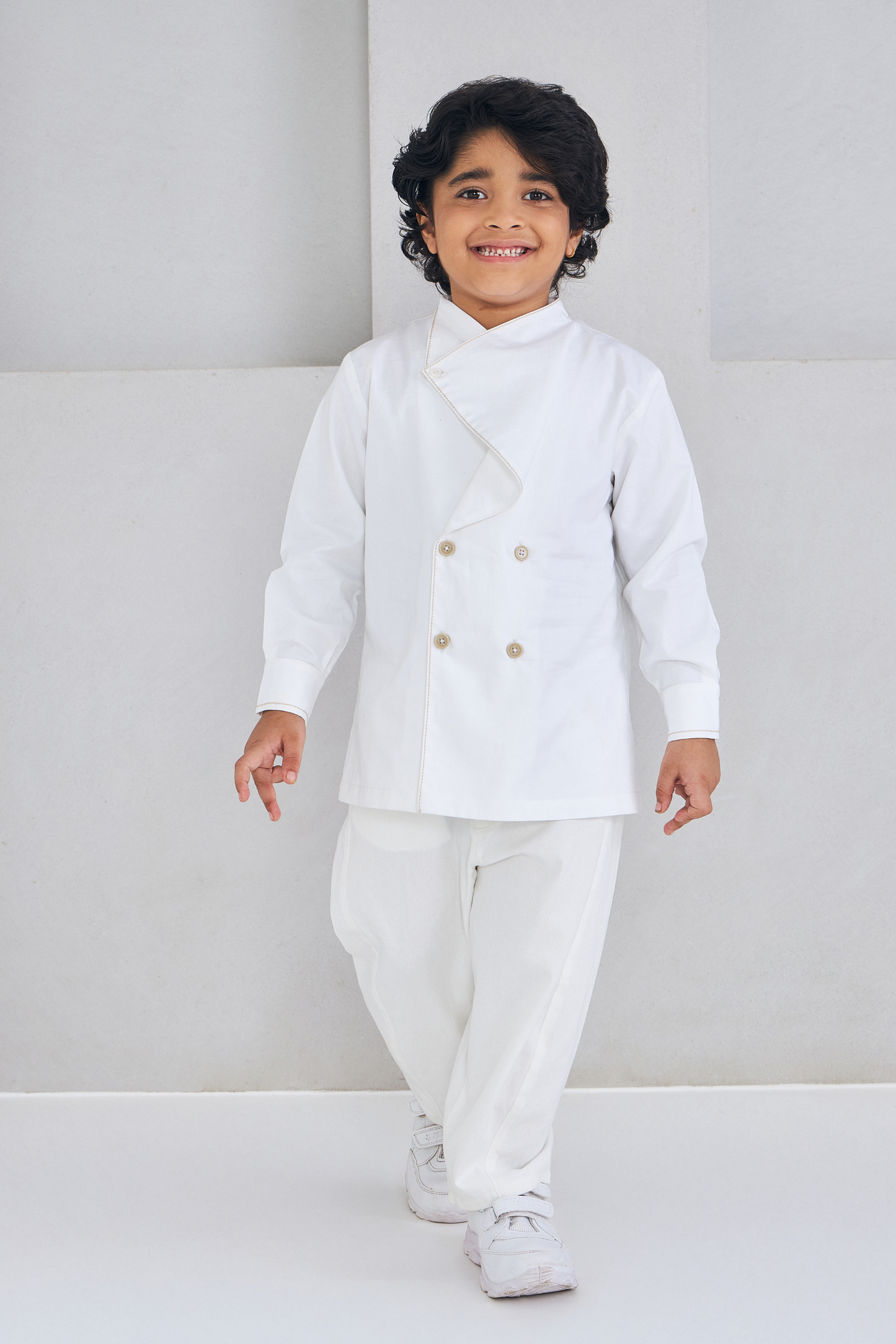 Alba White Boys Shirt 1 Pc