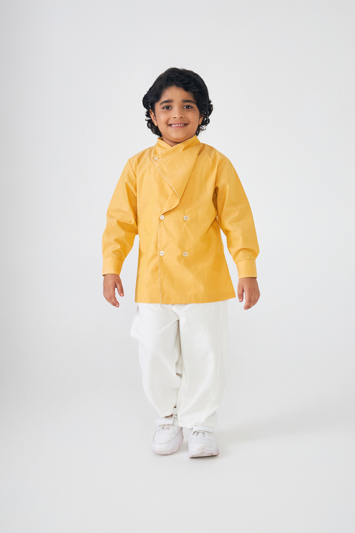 Alba Mustard Boys Shirt