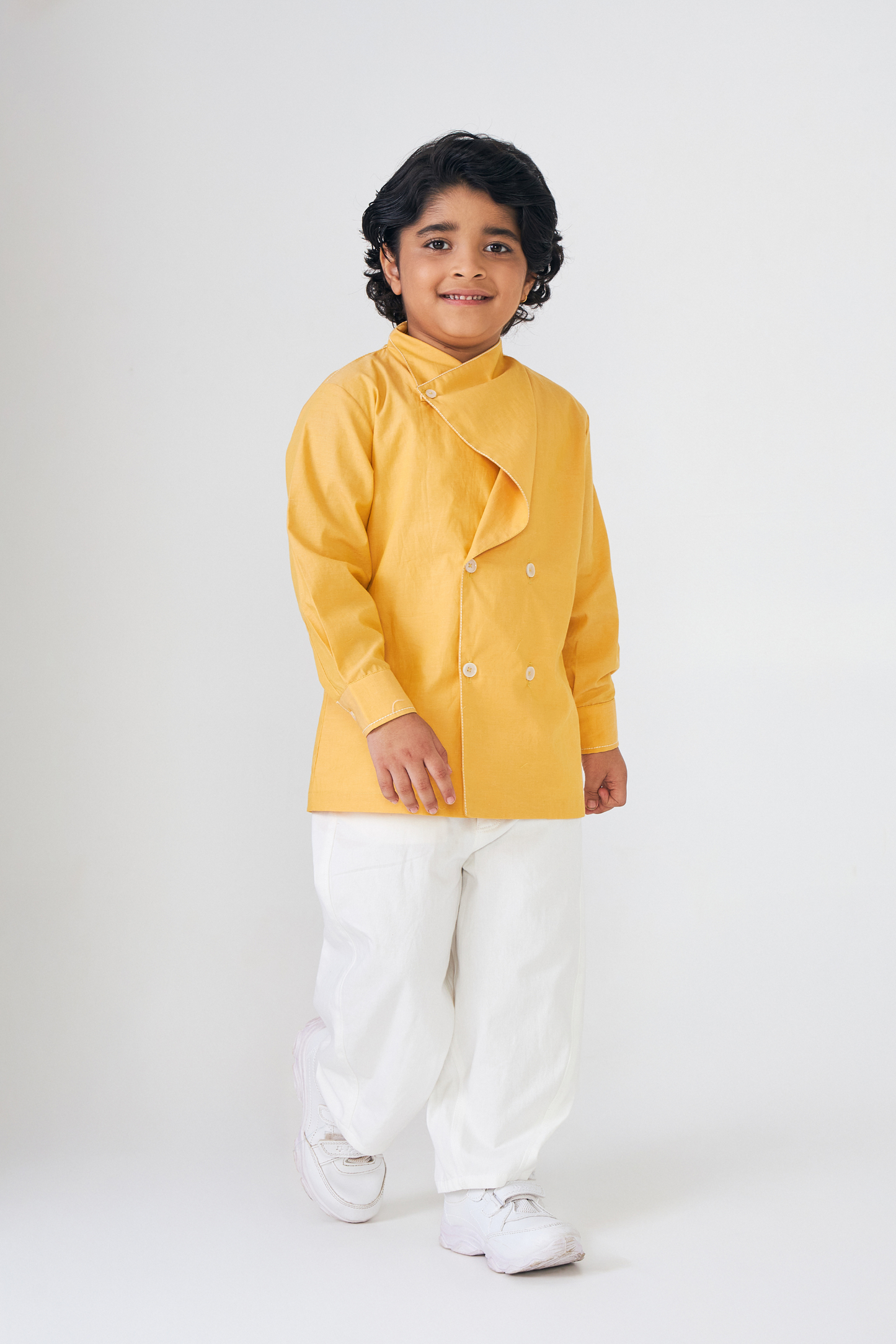 Alba Mustard Boys Shirt