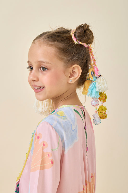 Blooma Hair Tassels Multi Purpose - Set of 4 (on kids )