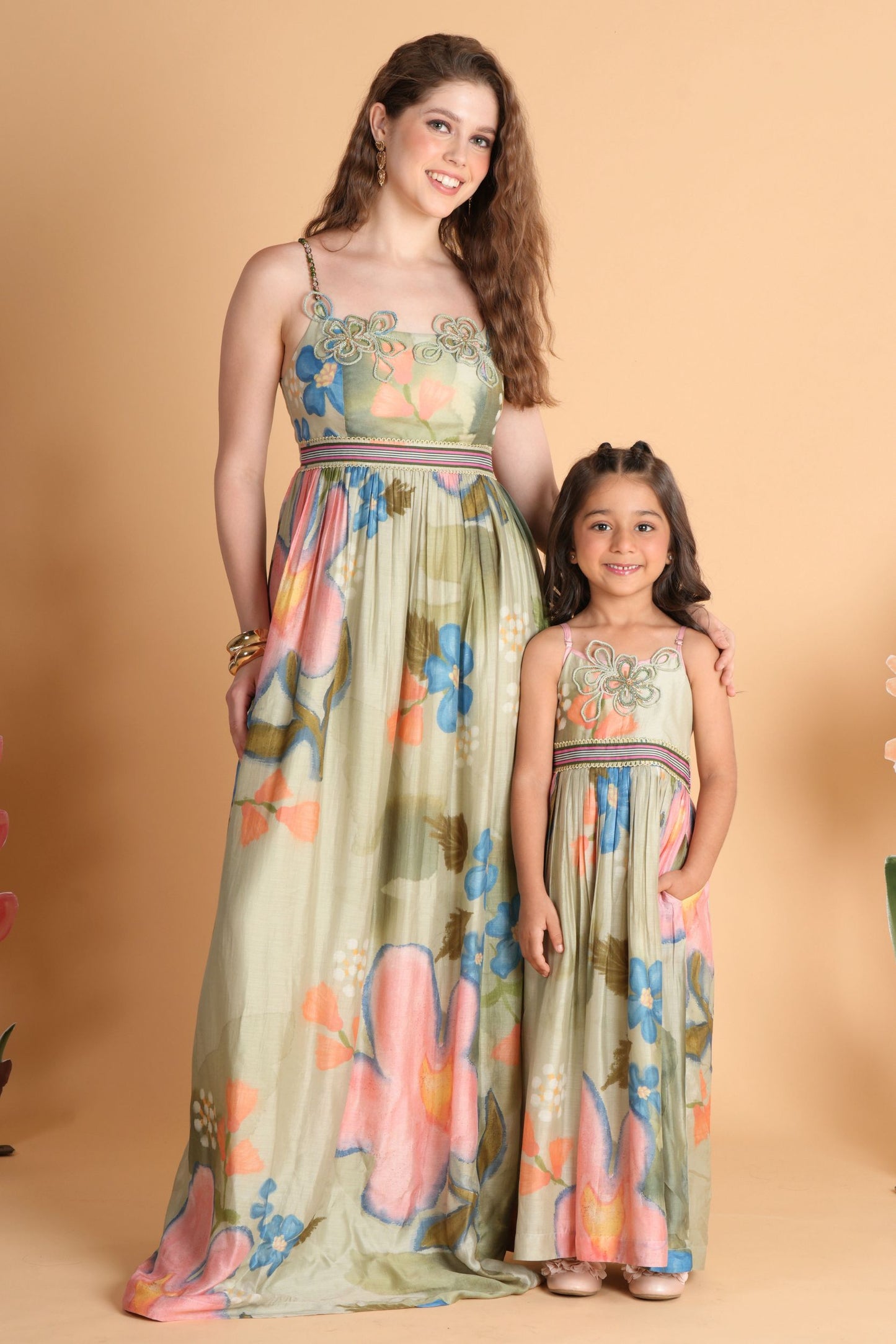 Sage Bloom Mommy & Me Twinning Set