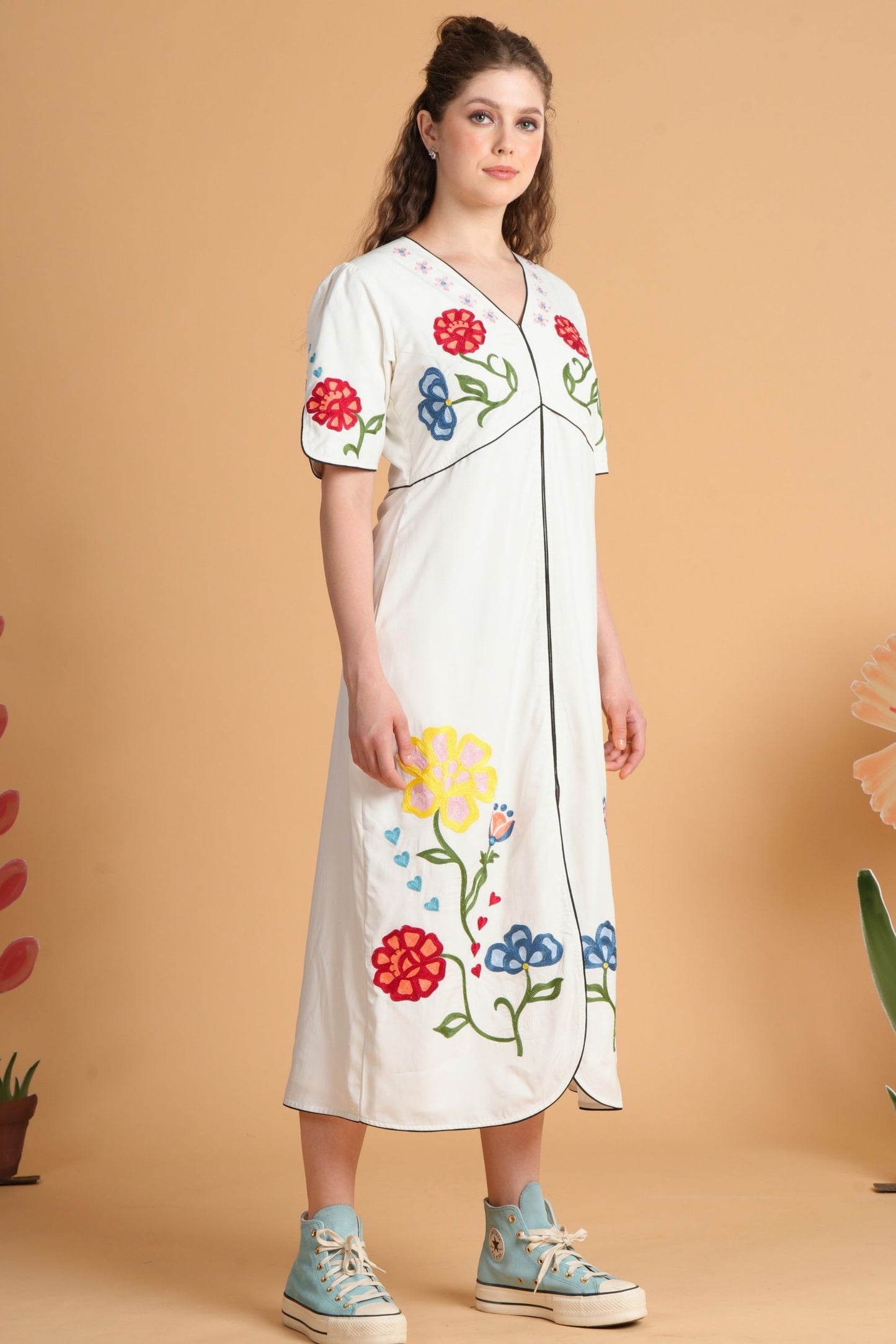 Liora Embroidered Women'S Dress