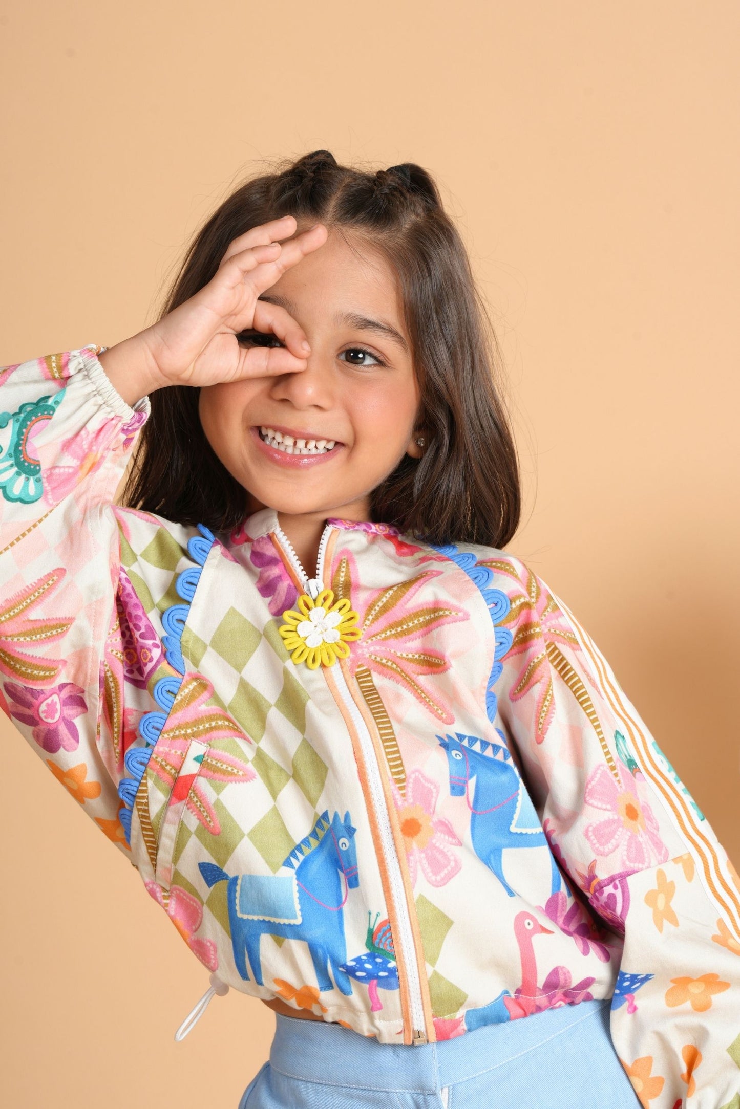 Pony Princess Embellished Jacket & Shorts Set