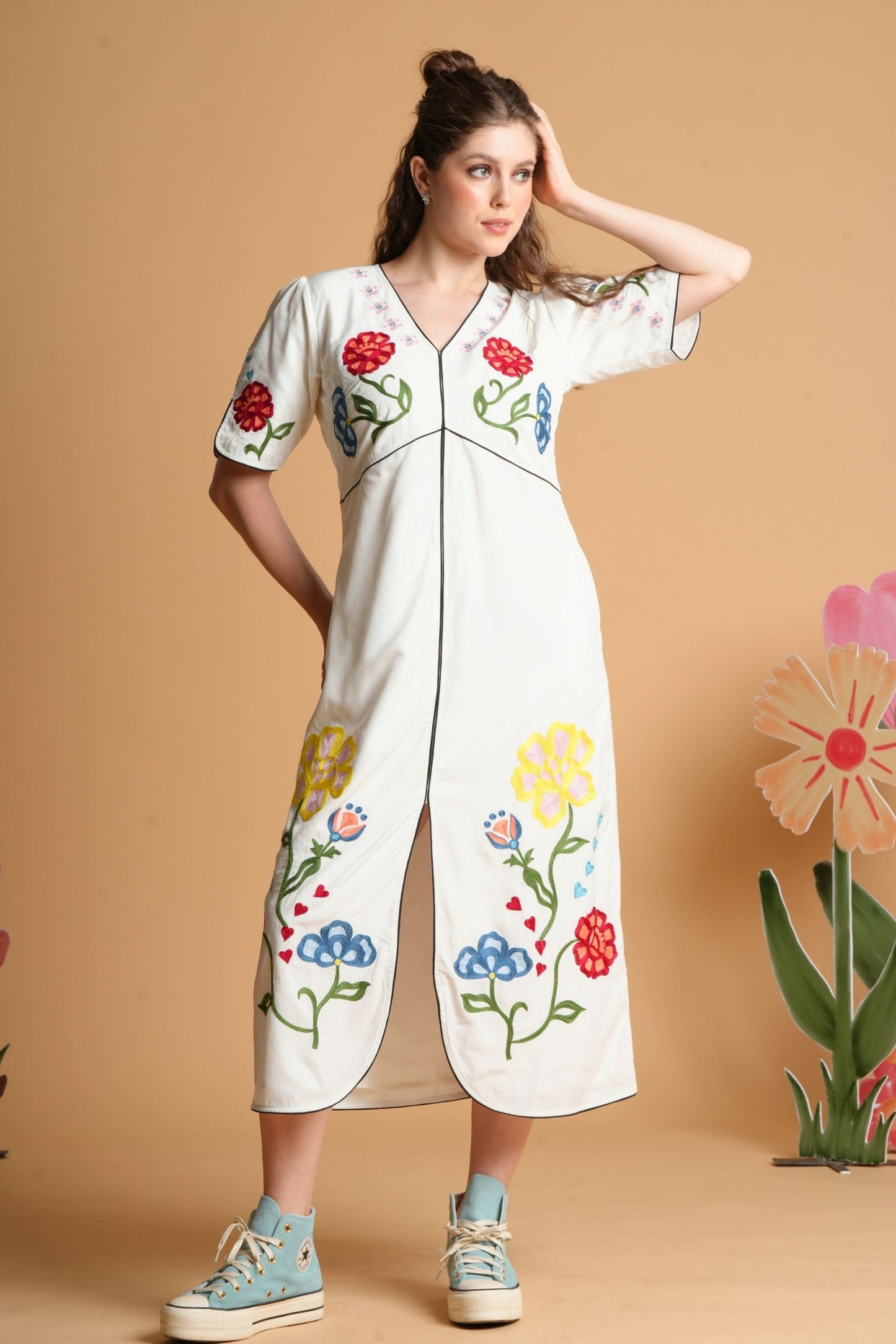 Liora Embroidered Women'S Dress