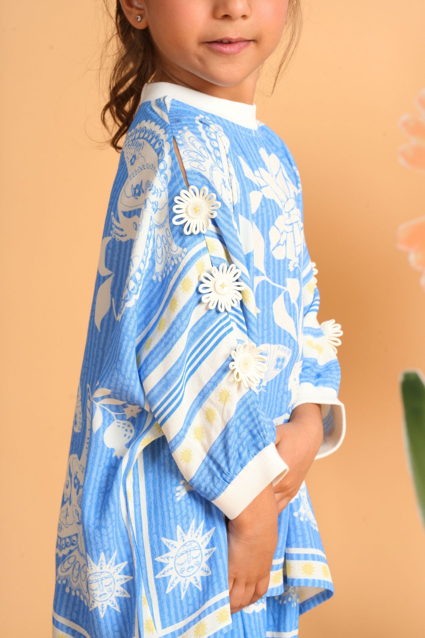 Nola Blue Co-Ord Shorts Set