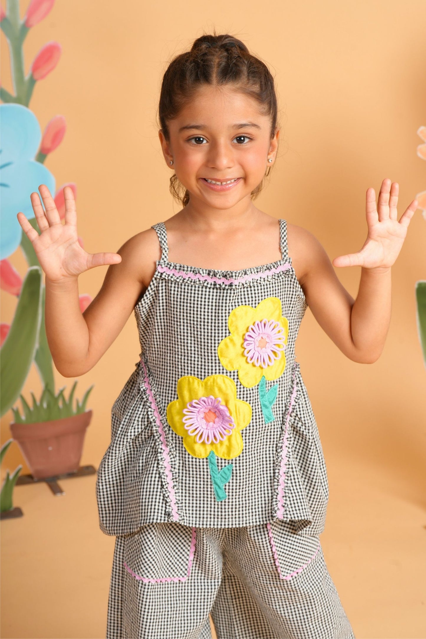 Kiki Girl Embroidered Co-ord Set