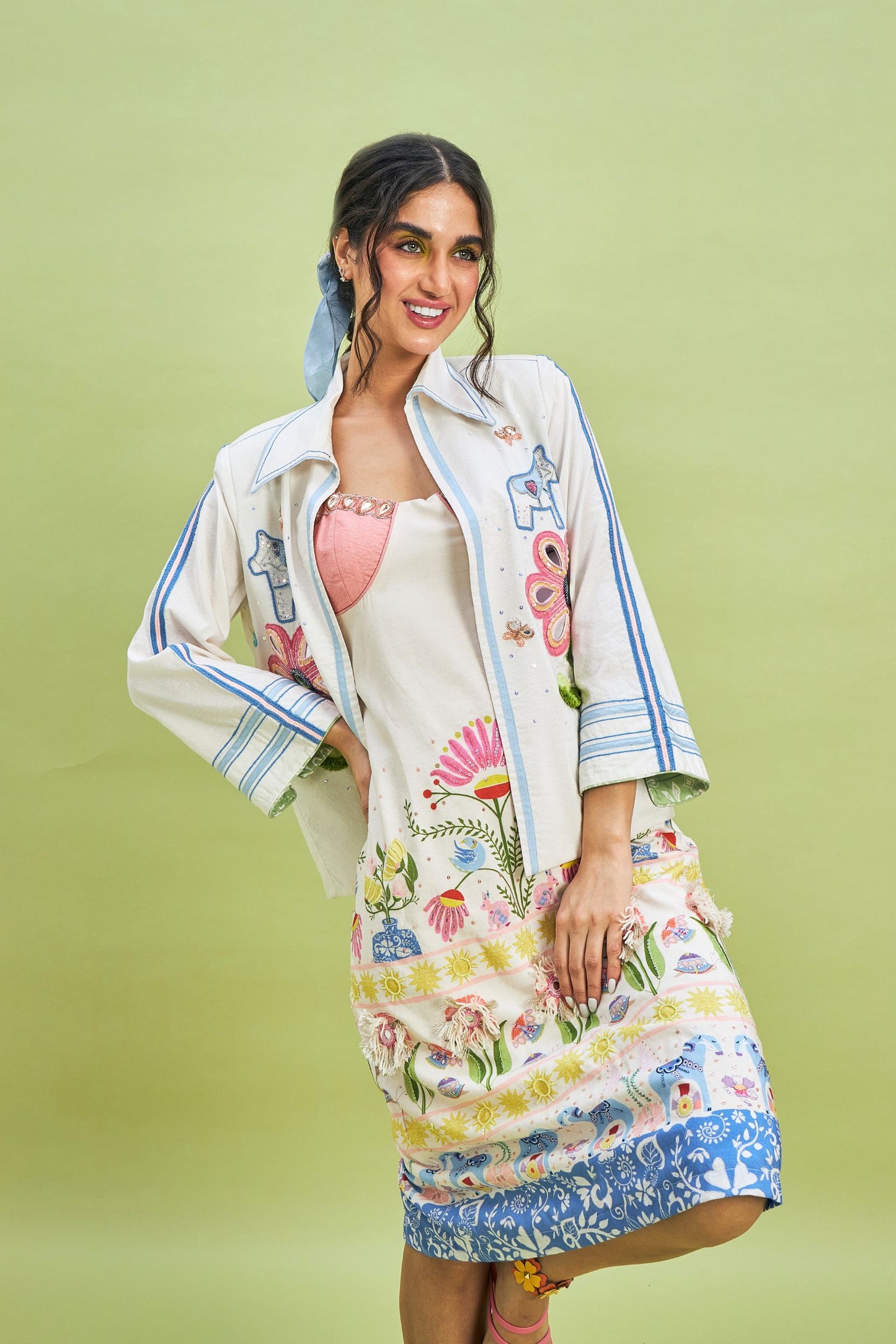 Dala Embroidered Ladies Shacket