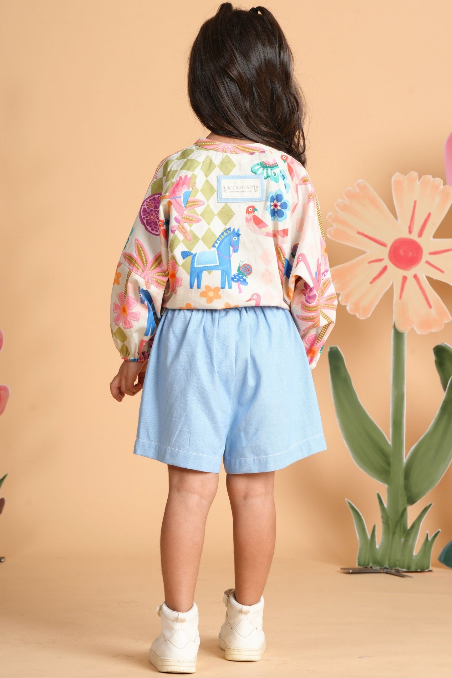Pony Princess Embellished Jacket & Shorts Set