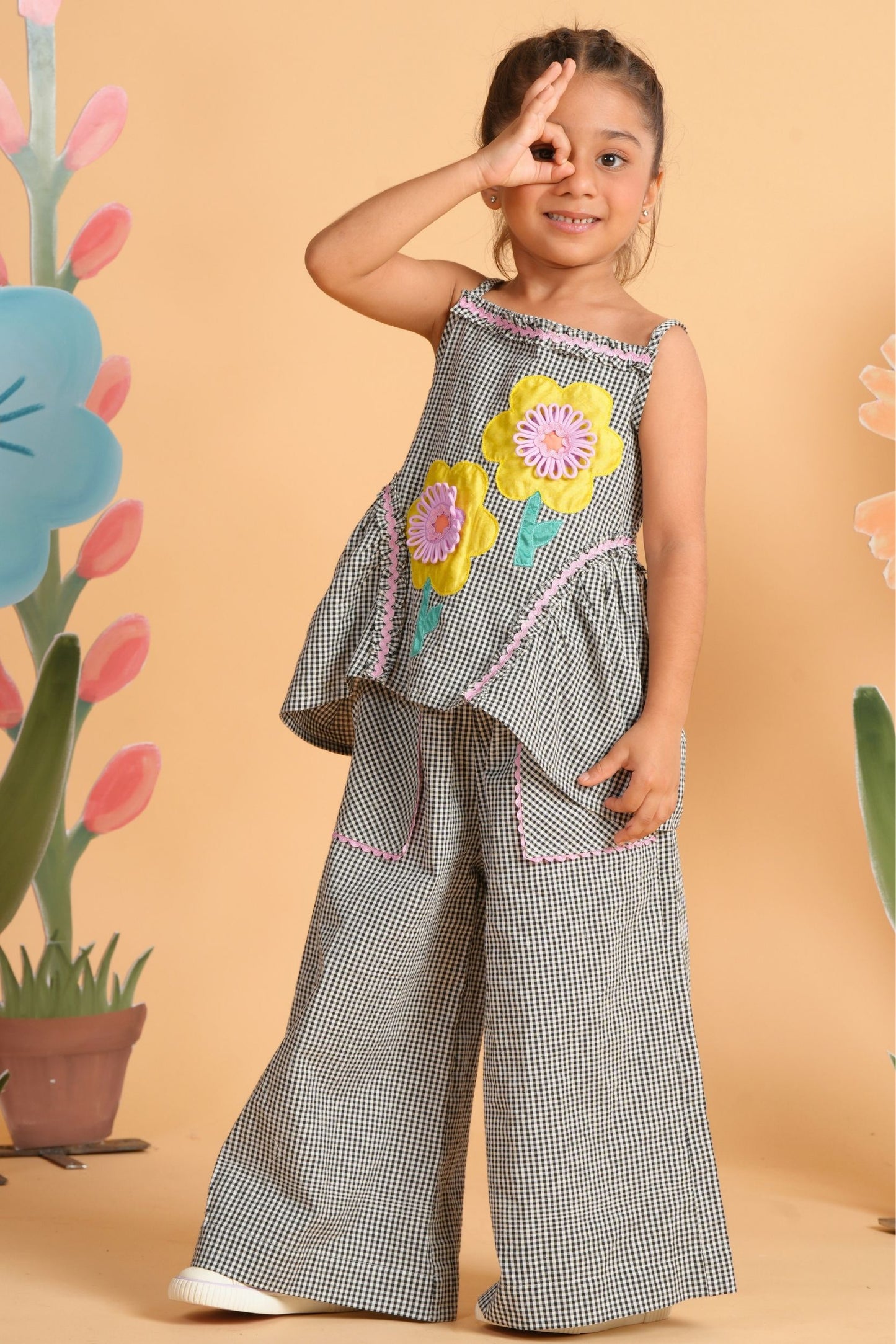 Kiki Girl Embroidered Co-ord Set