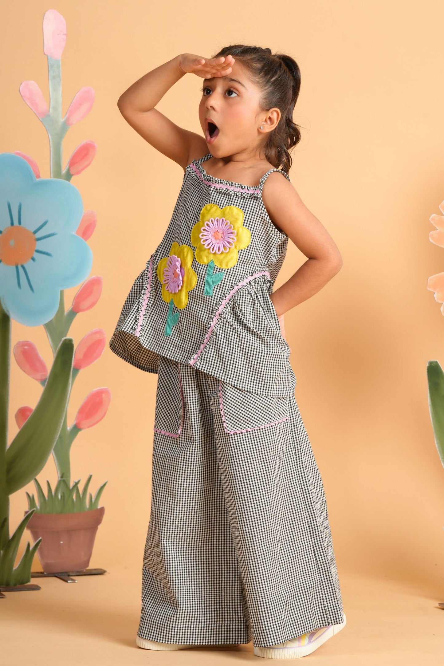 Kiki Girl Embroidered Co-ord Set