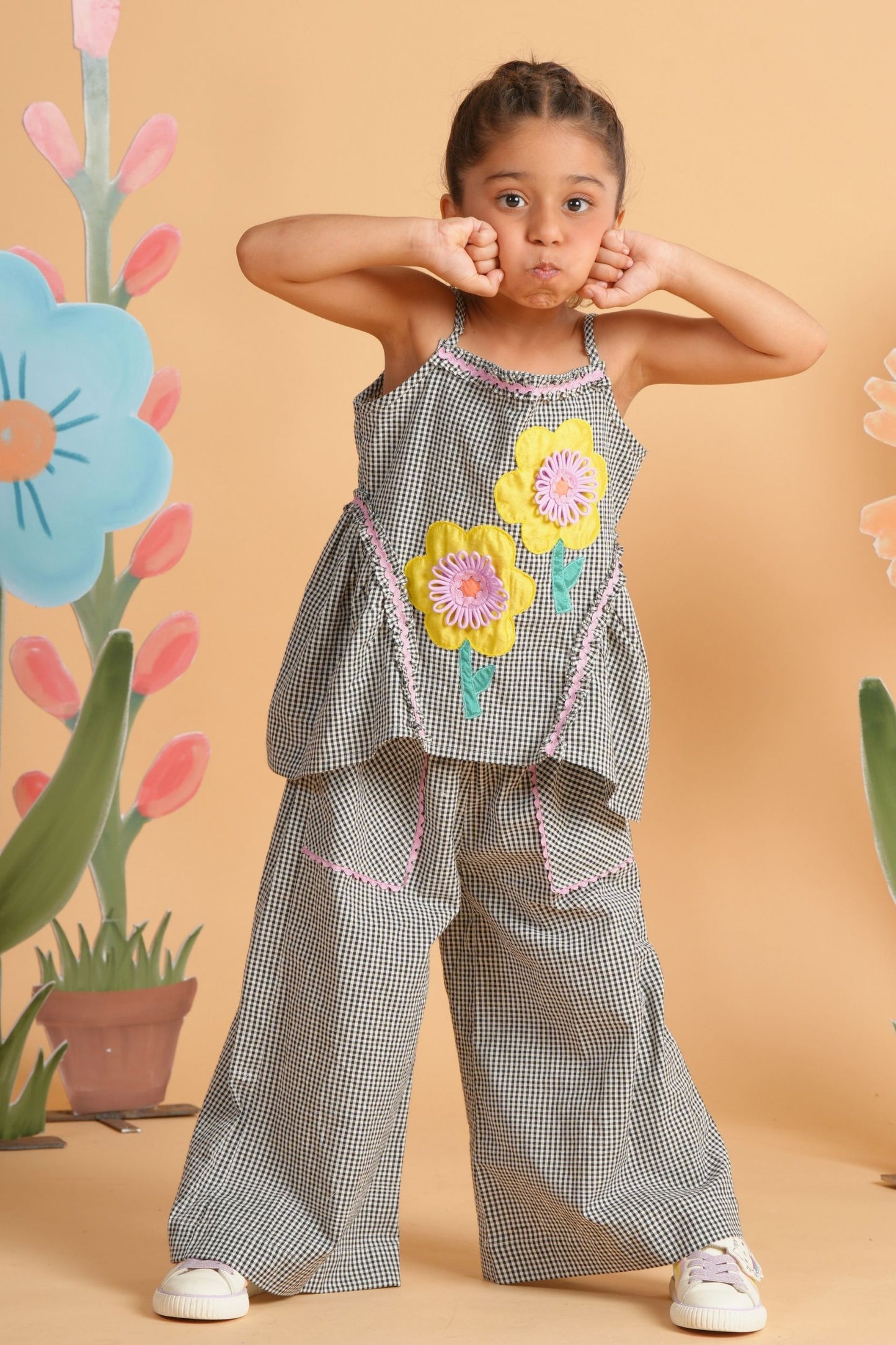 Kiki Girl Embroidered Co-ord Set
