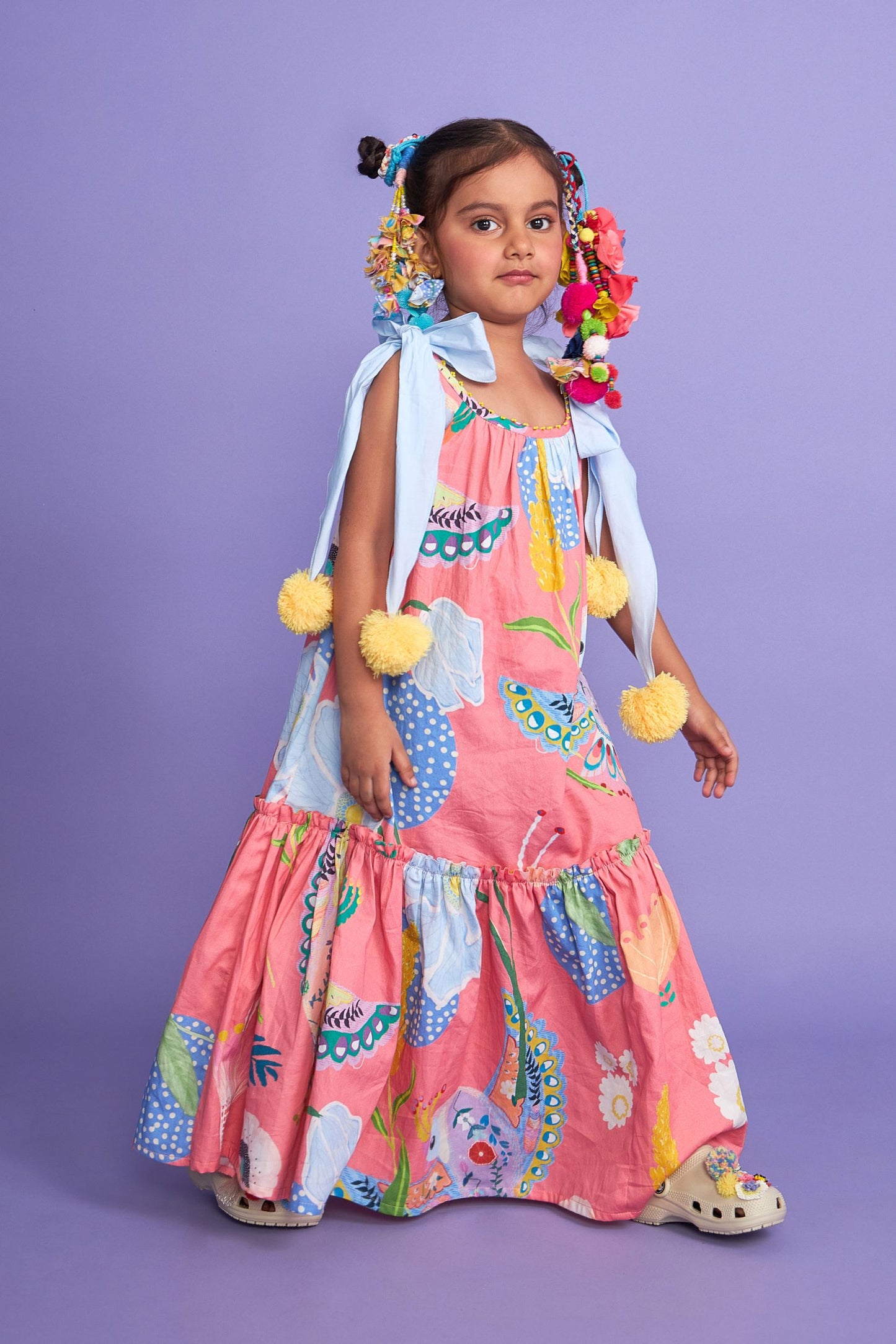 Lola Pink Kids Tiered Dress