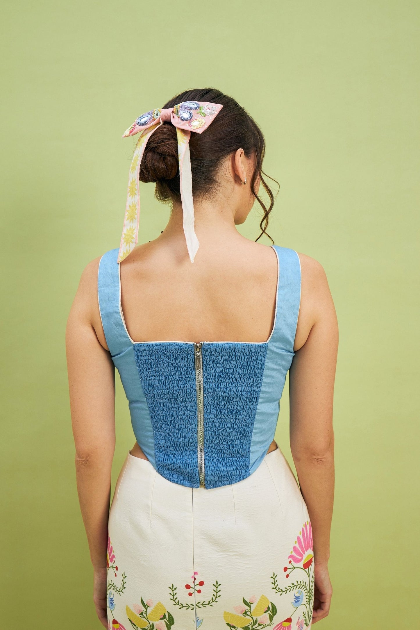 Blooma Blue Ladies Embellished Corset