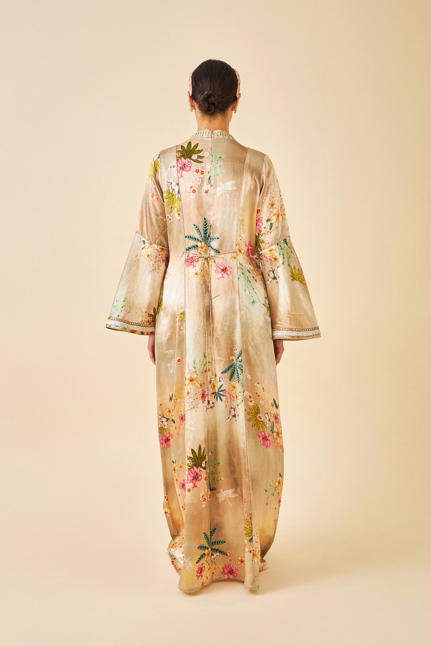 Clea Gold Long Dress  - Mom & Me