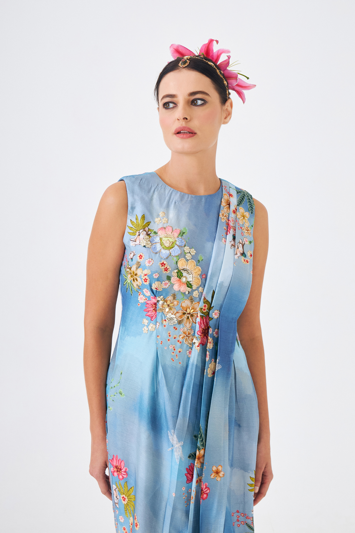 Clea Ladies Embellished Long Dress 1 pc